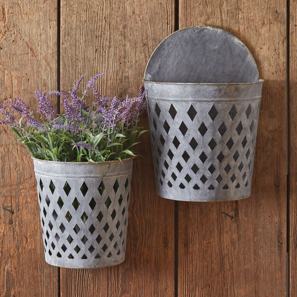 Metal Weave Wall Baskets