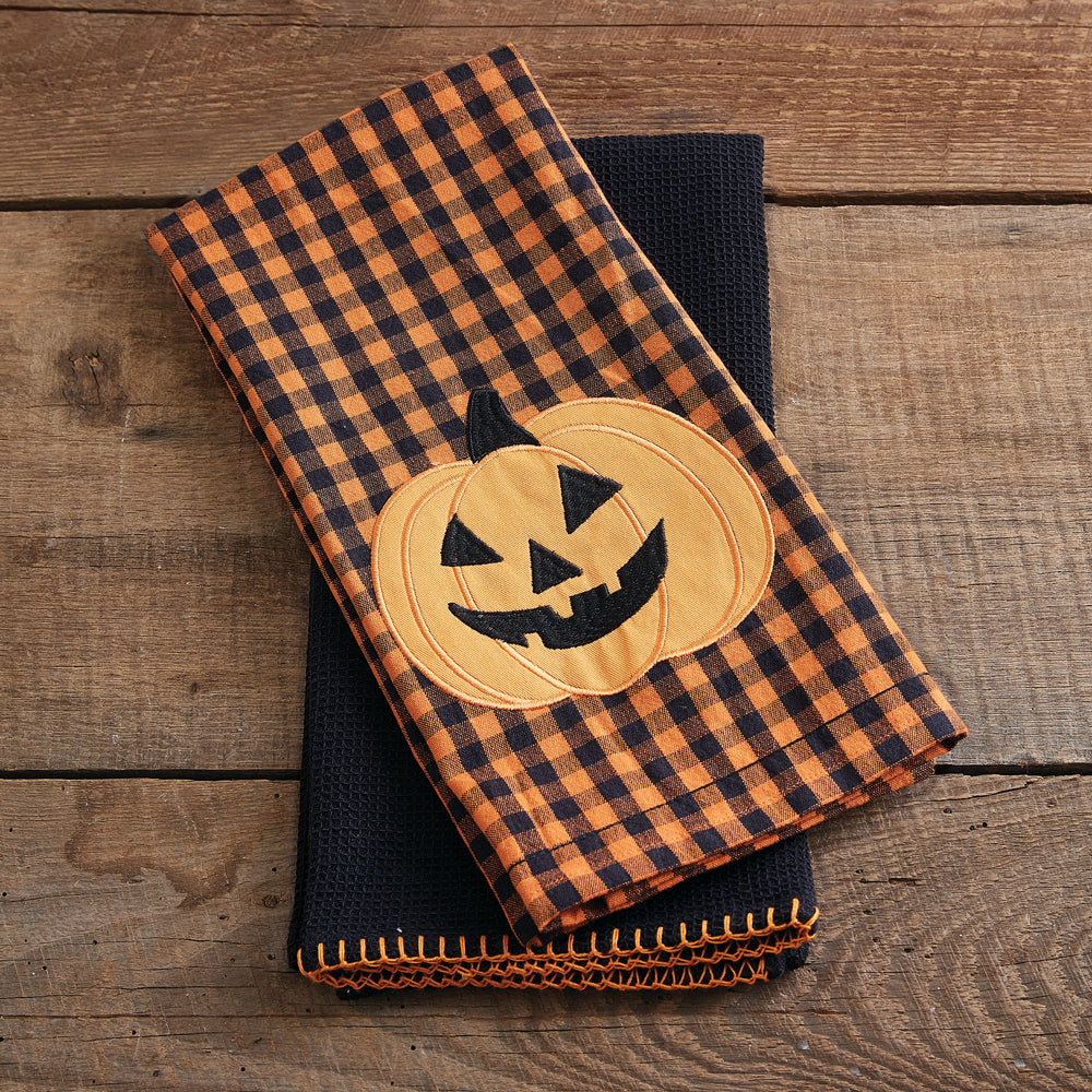Jack O'Lantern Tea Towels (S/2)