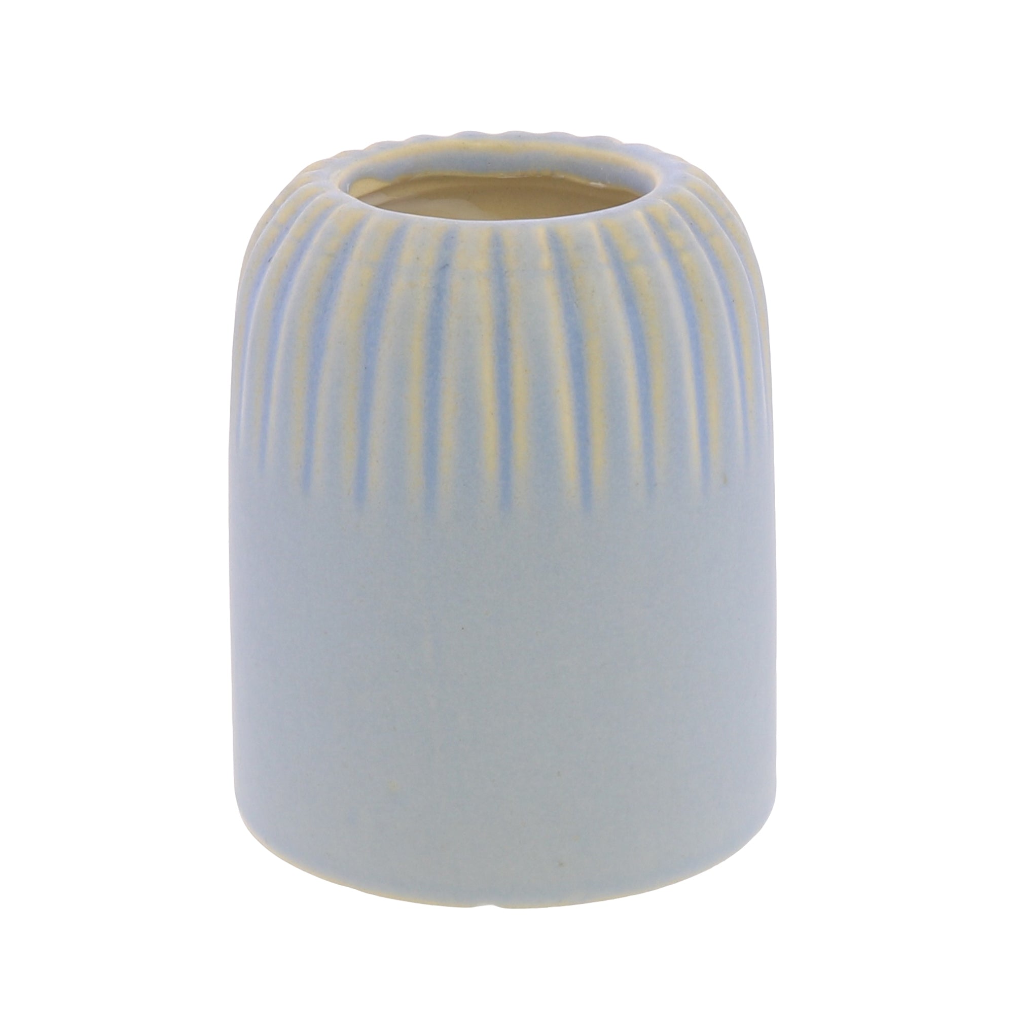 Margot Stripe Vase (Blue)