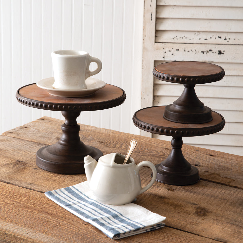 Round Dessert Stands (S/3)