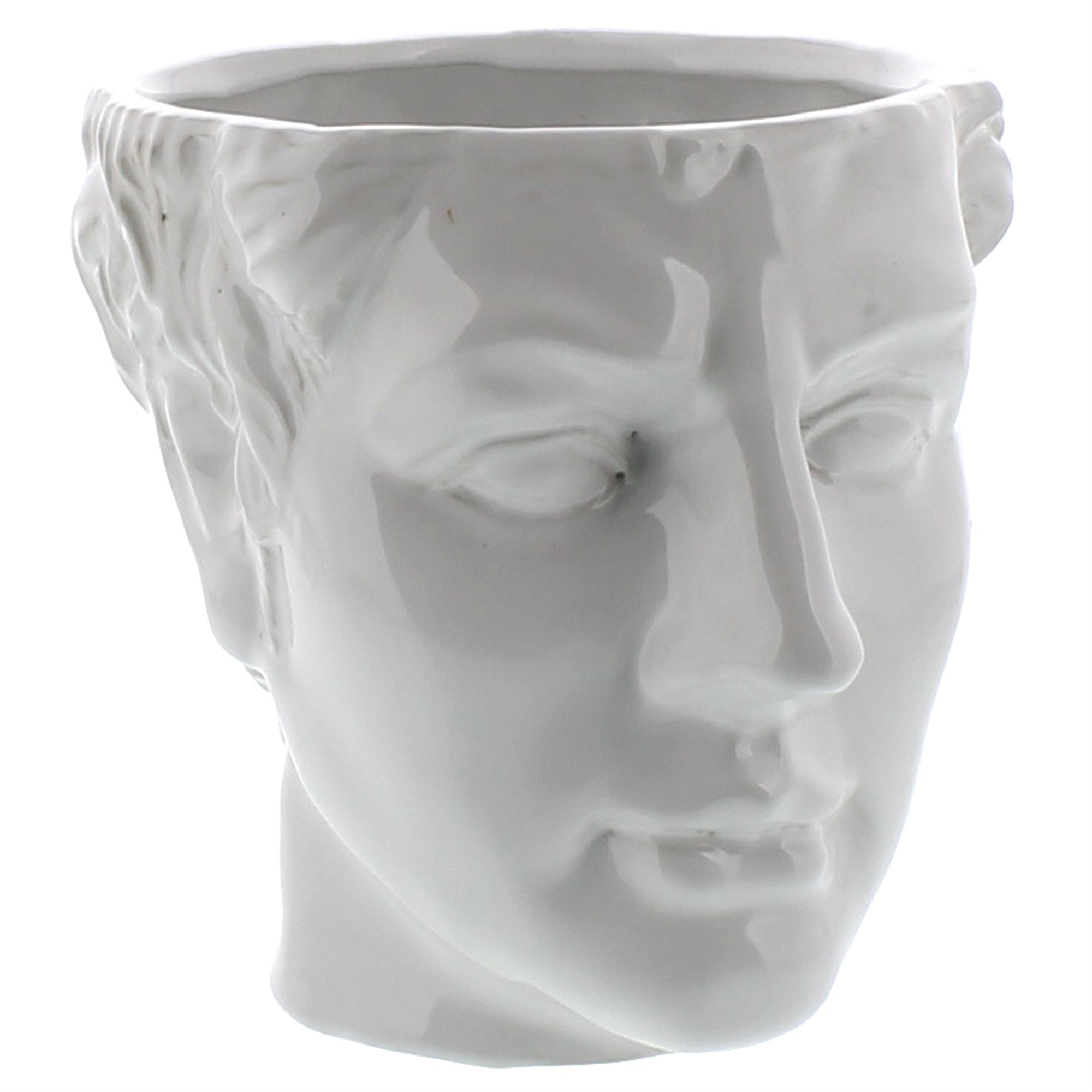 Apollo Ceramic Head Cachepot