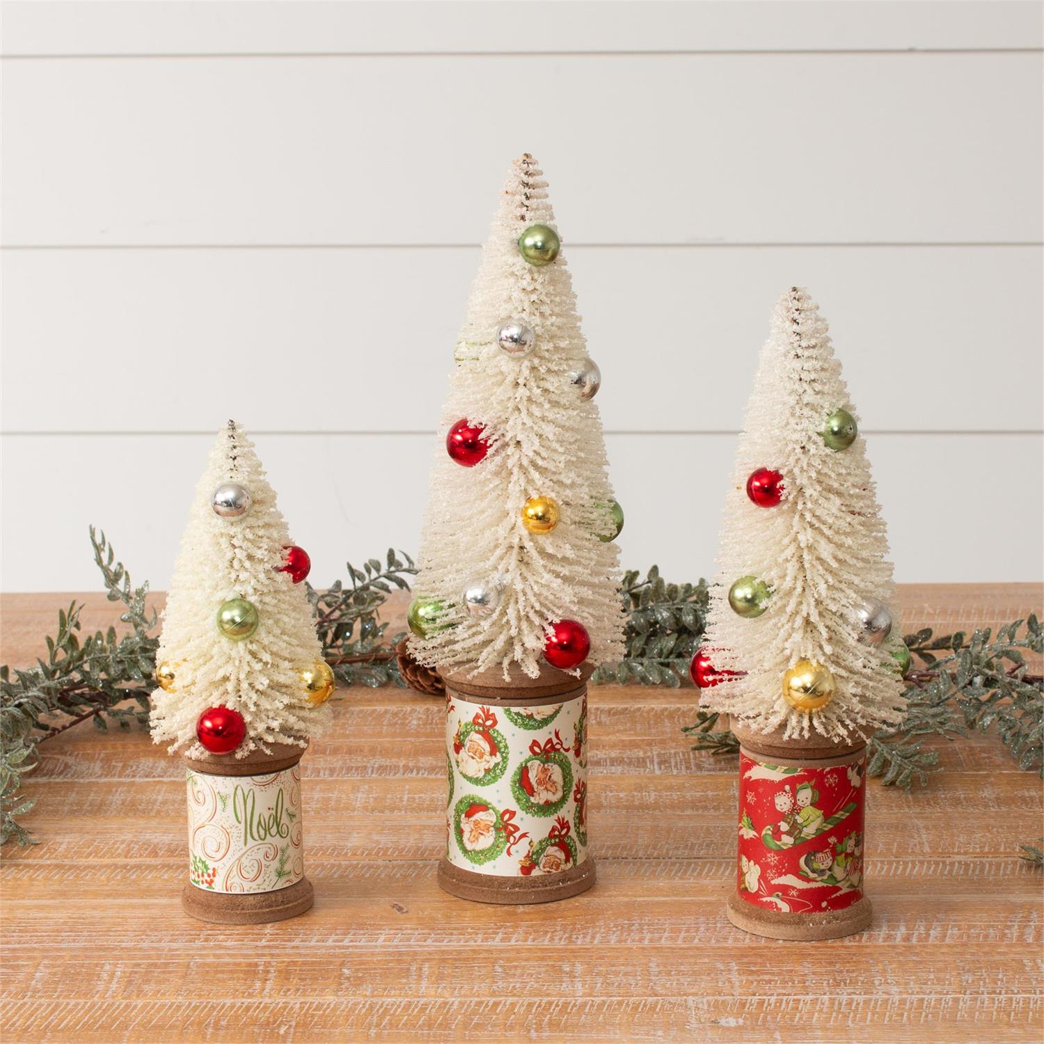 Vintage Spool Christmas Trees