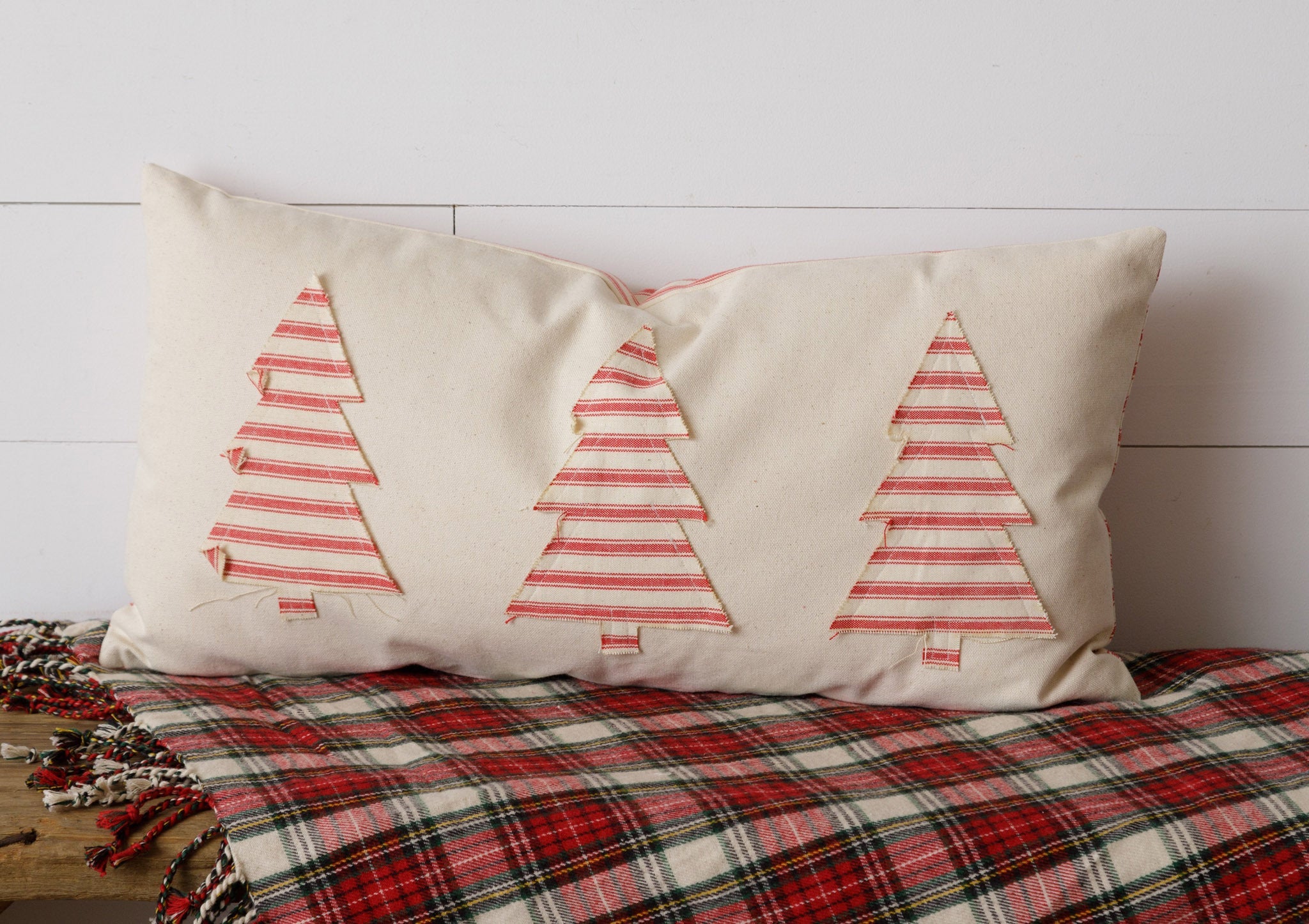 Peppermint Tree Pillow