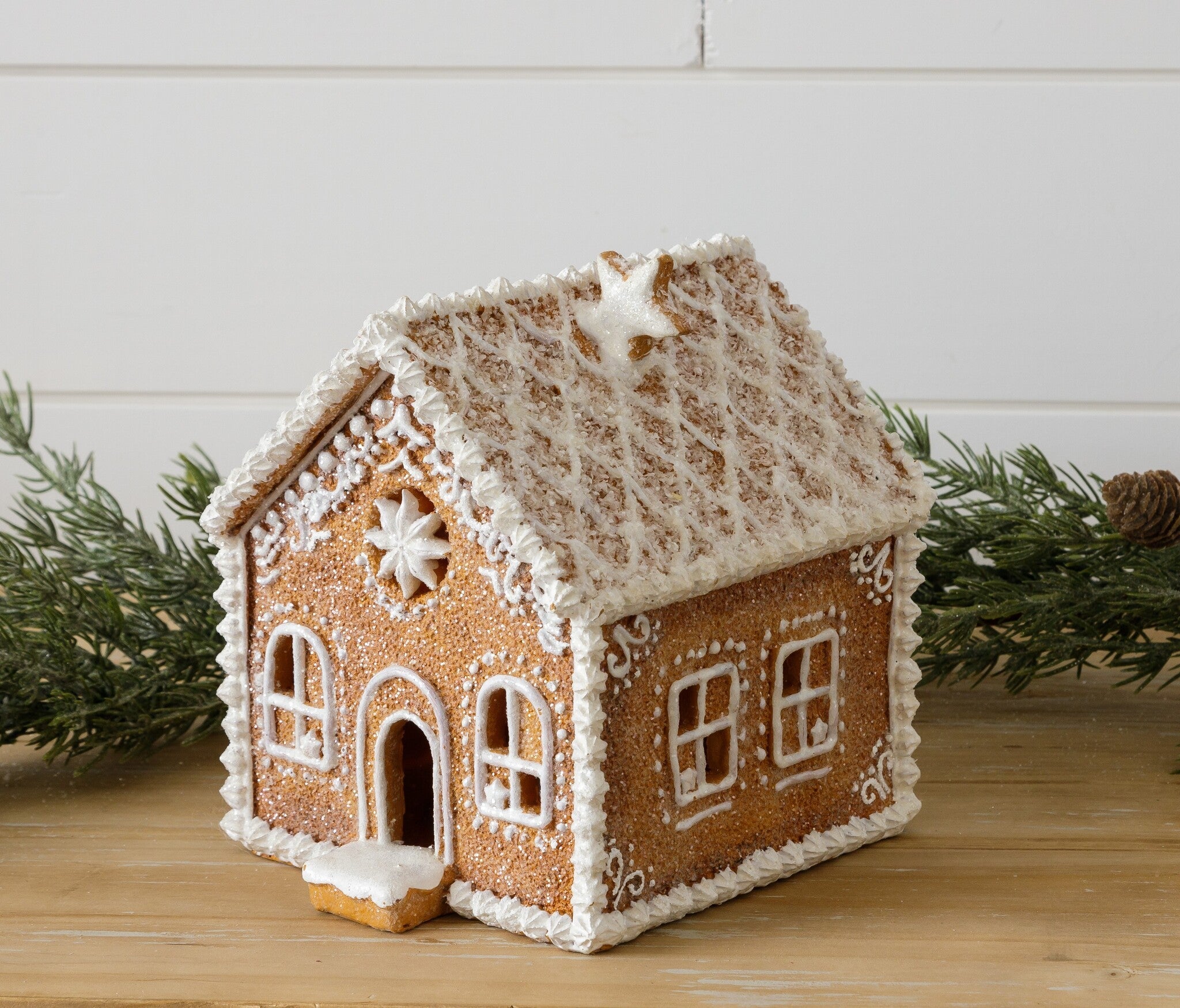Gingerbread Lighted Cottage