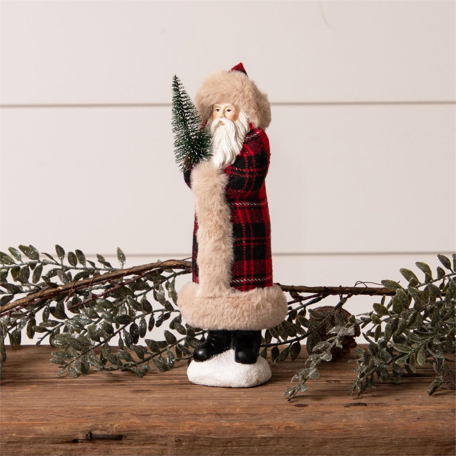 Tartan Plaid Belsnickle Santa (M)