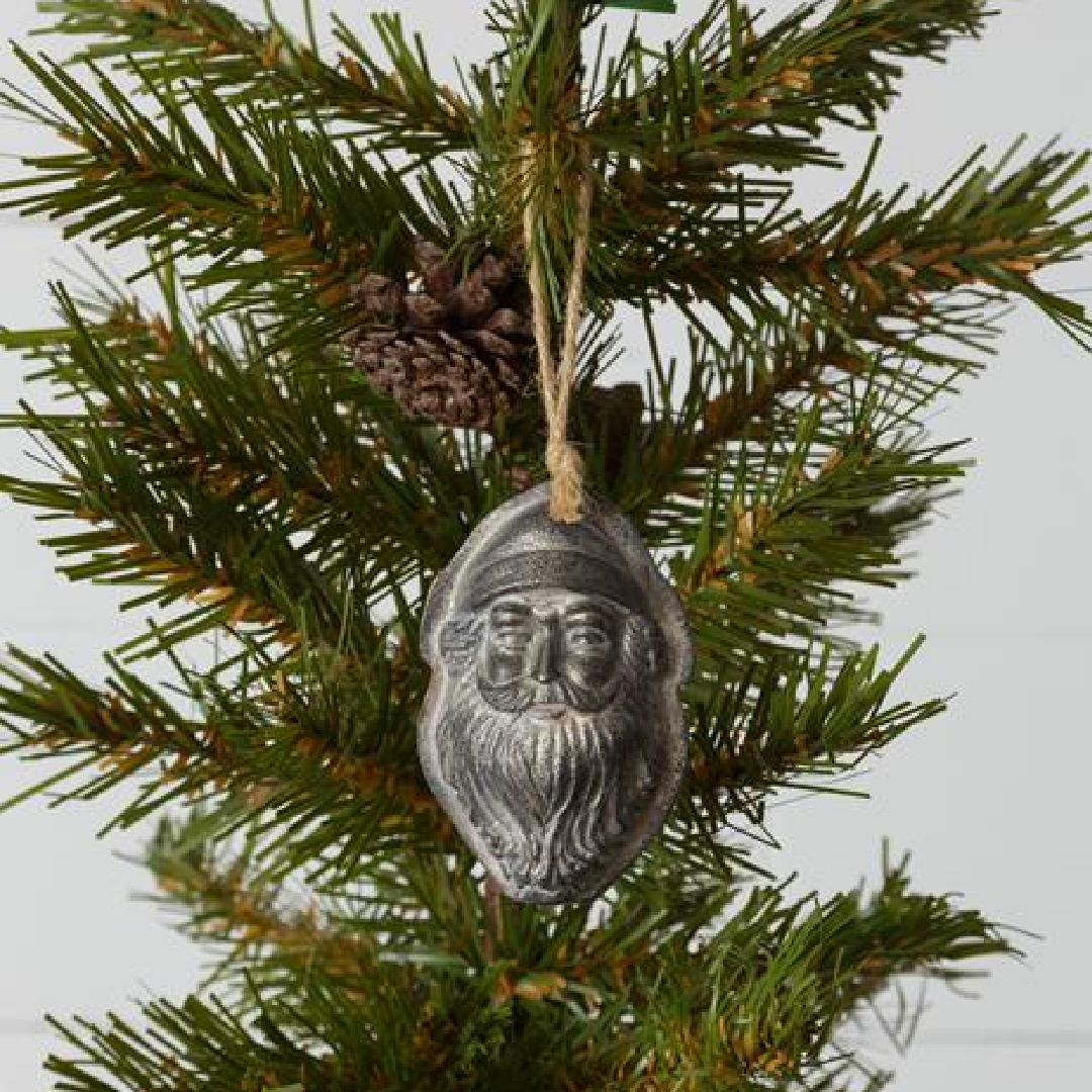 Chocolate Mold Santa Ornament