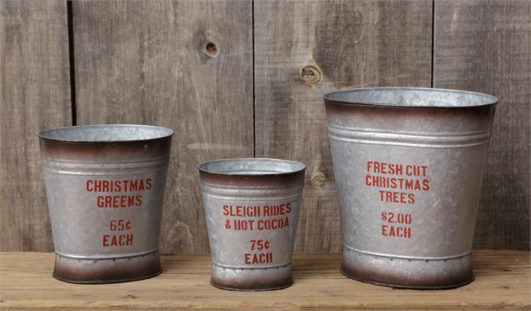 Holiday Sentiments Market Buckets (S/3)