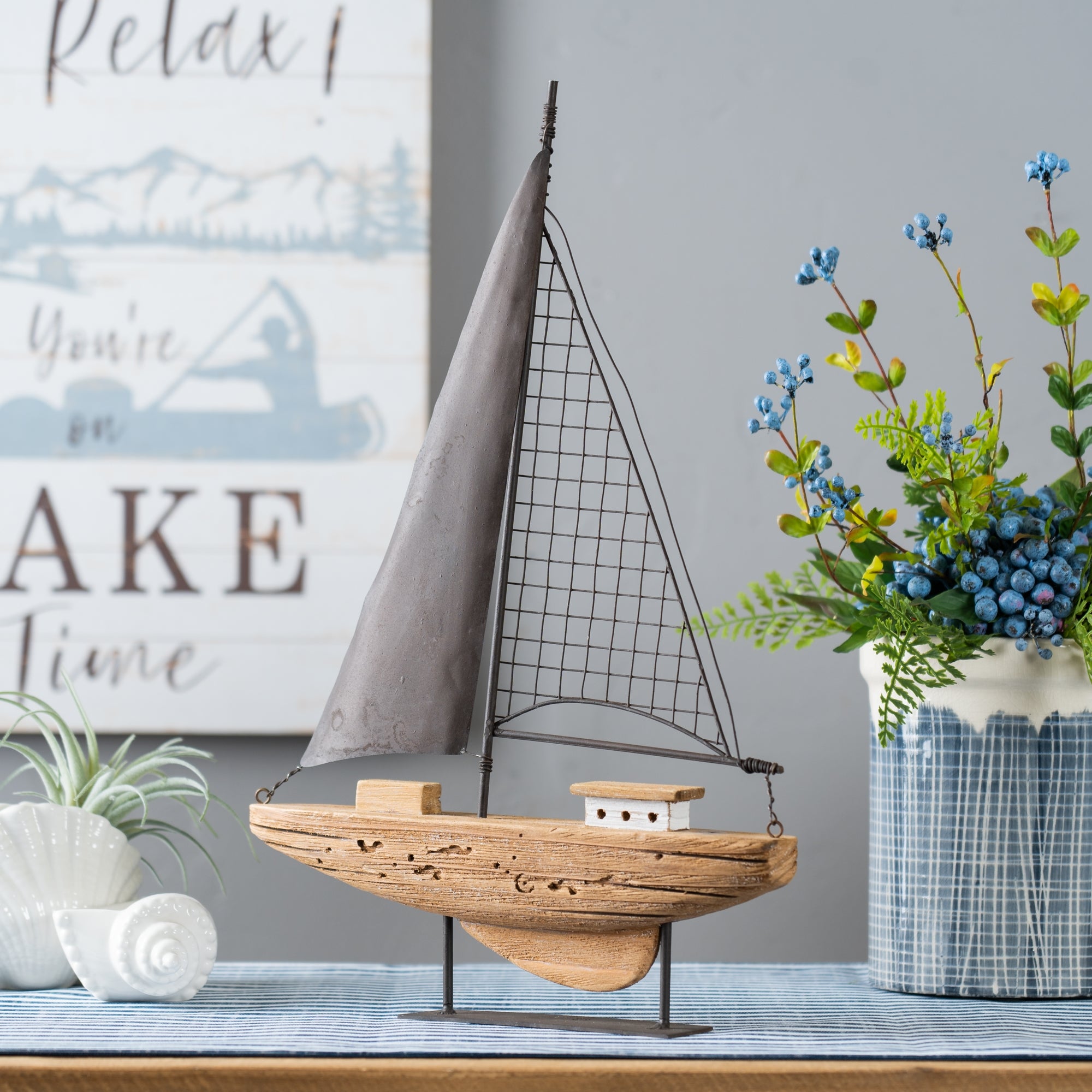 Wooden Sailboat