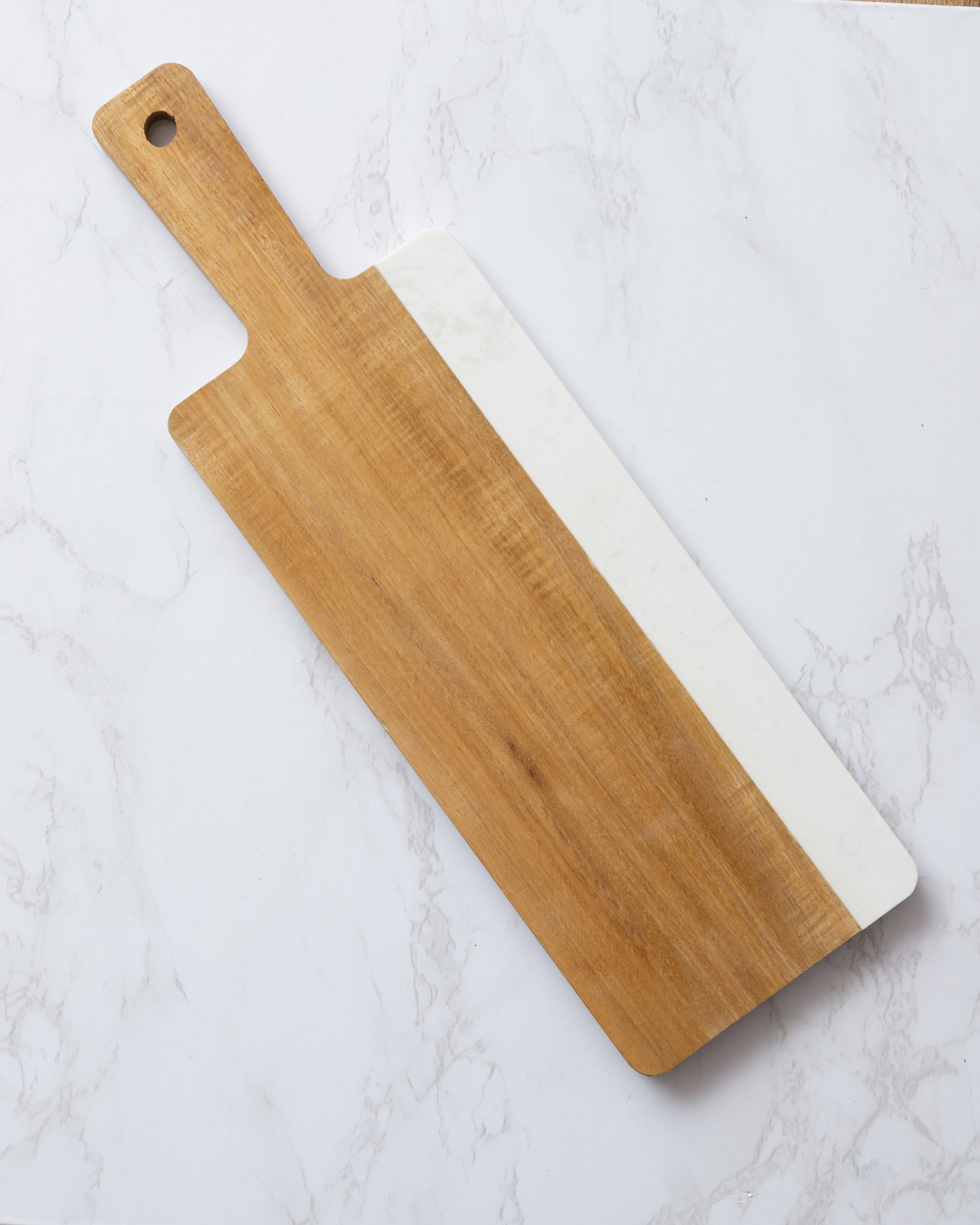 Long Faux Marble Cutting Board