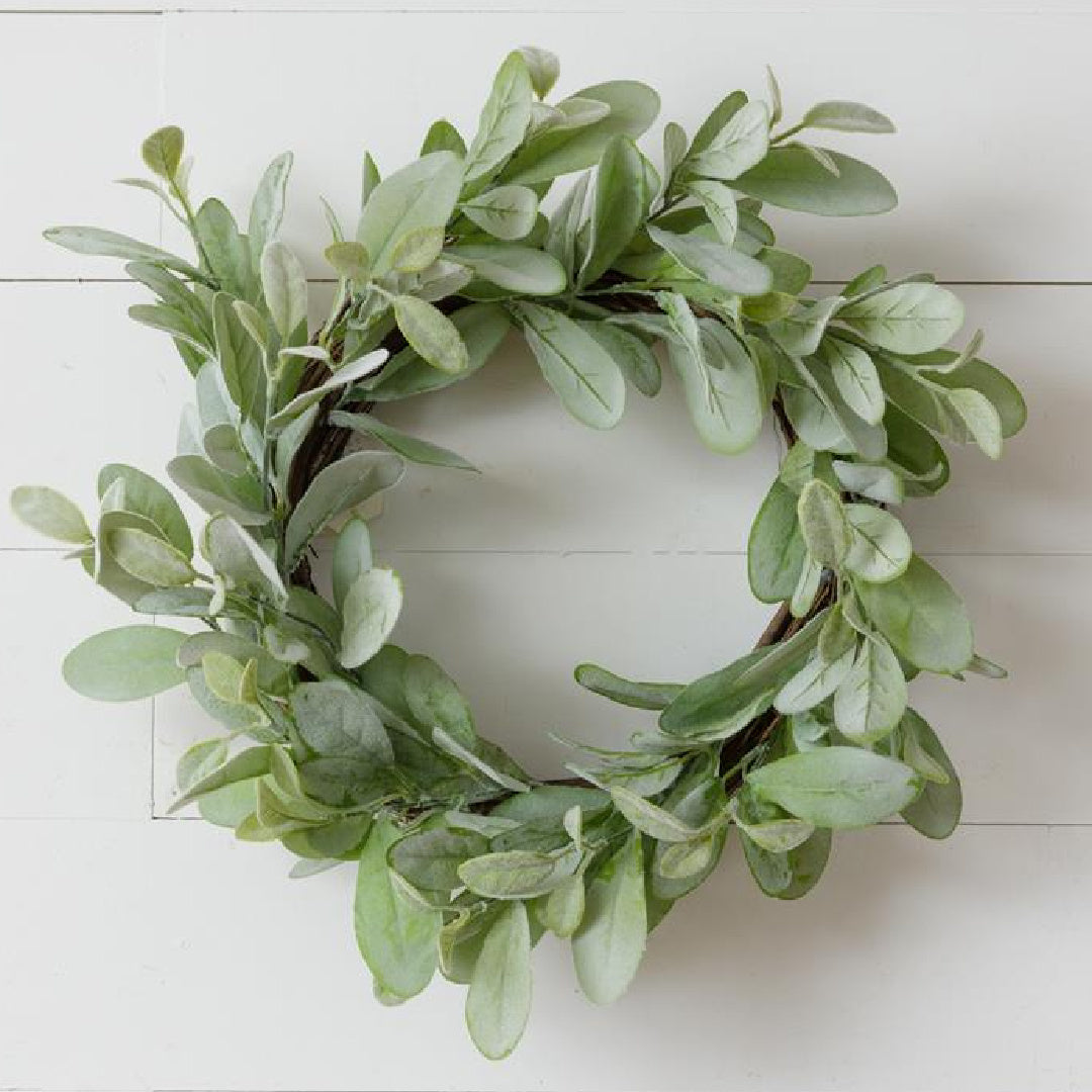 20" Large Lamb's Ear Wreath