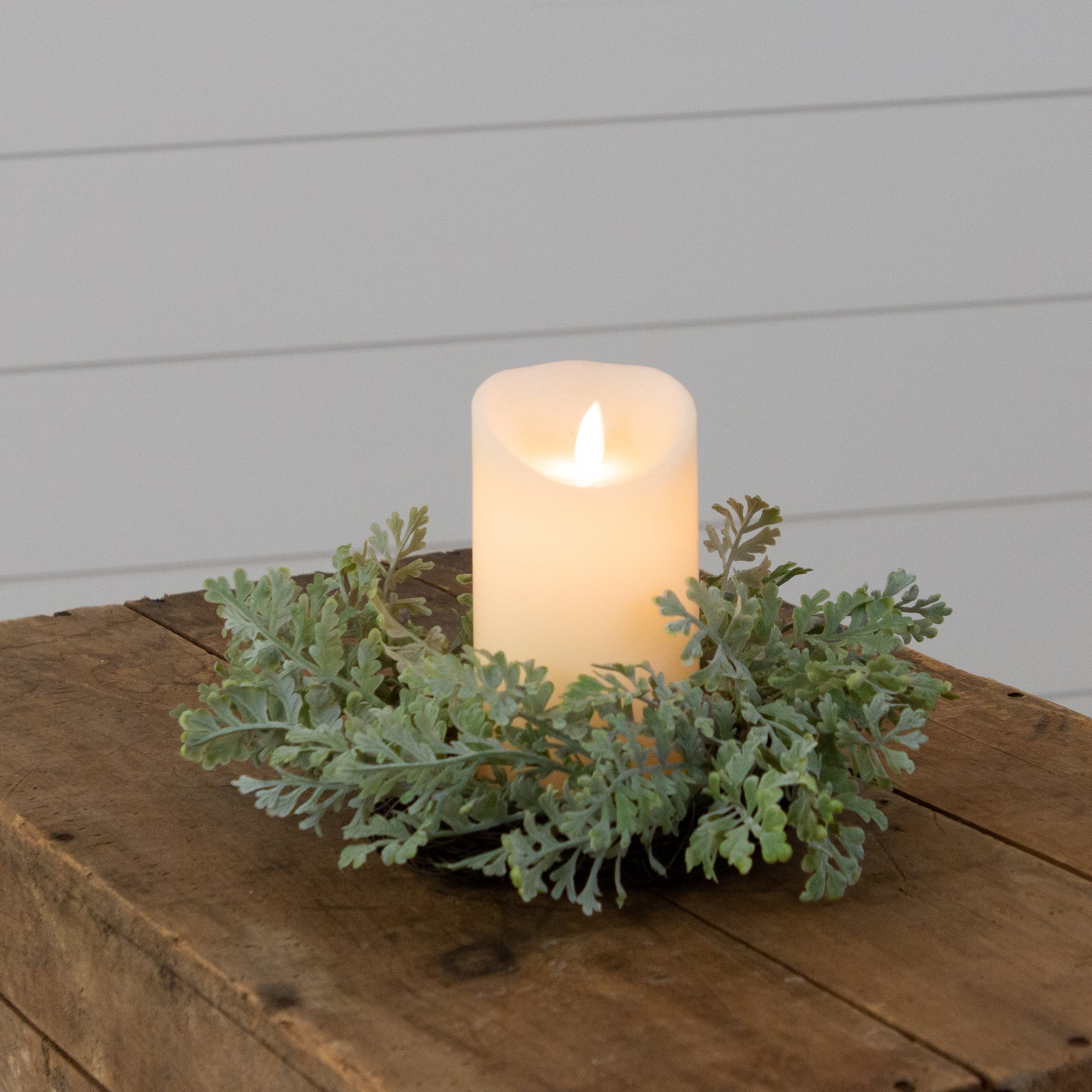 Candle Ring - Dusty Miller