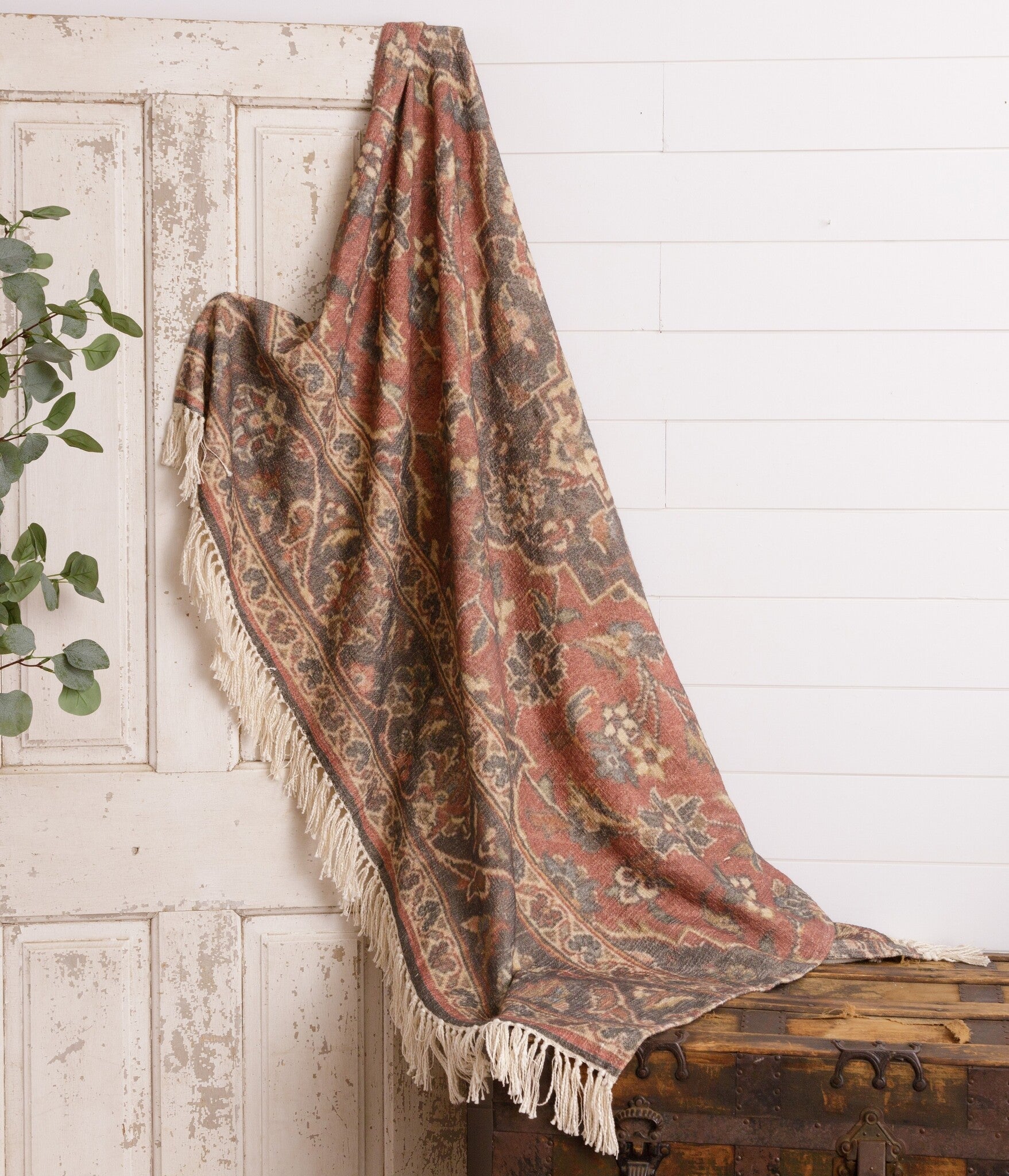 Antique Vintage Style Throw - Sienna