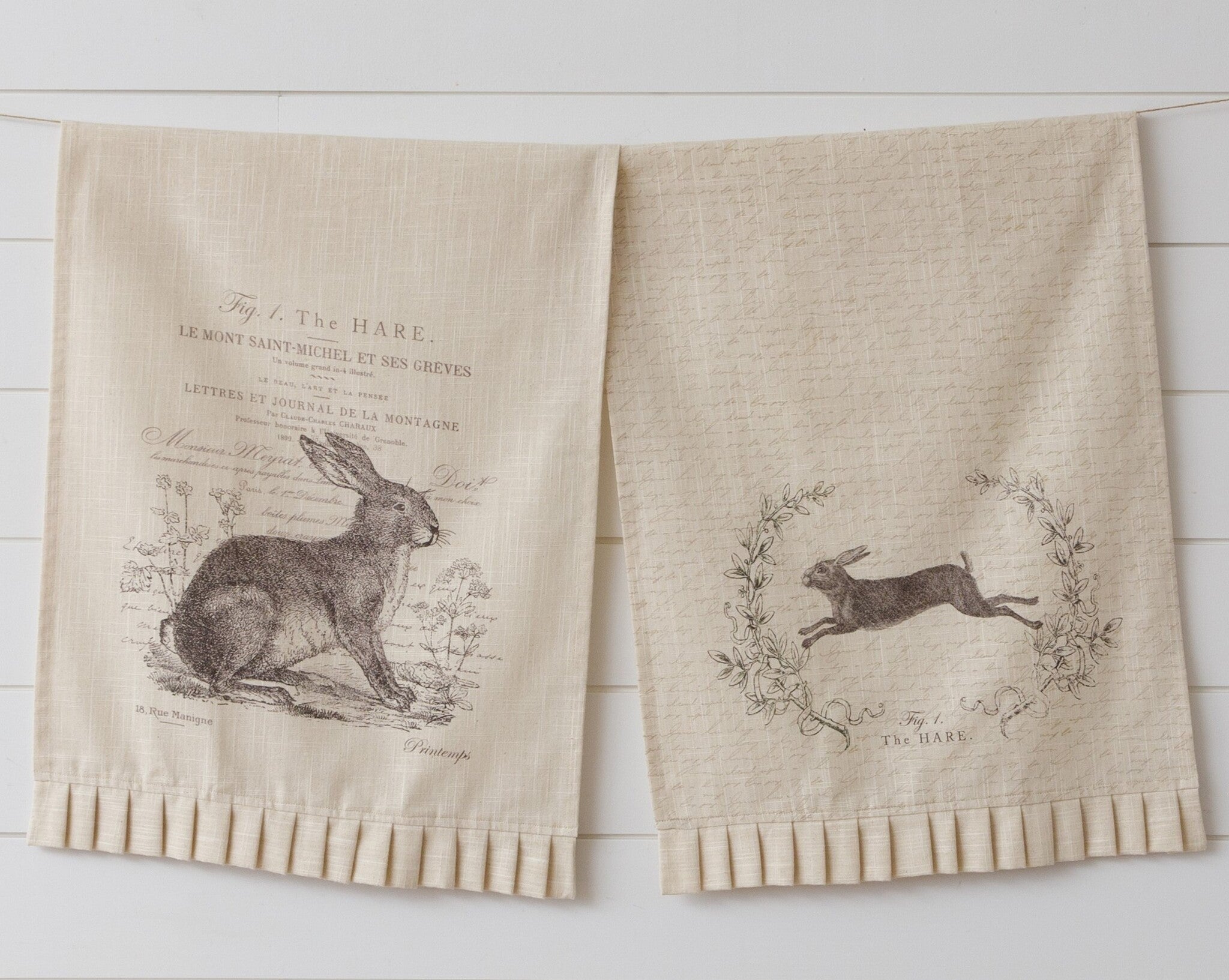 The Leaping Hare Kitchen Towels (S/2)