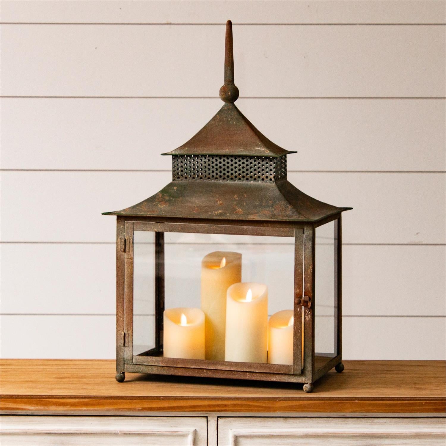 Rustic Greenhouse Lantern