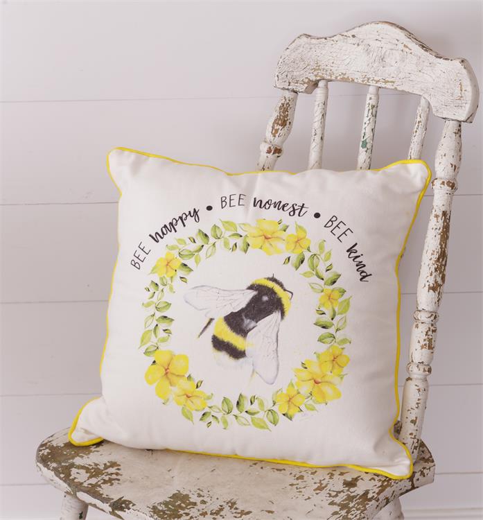 Wildflowers & Bee Pillow