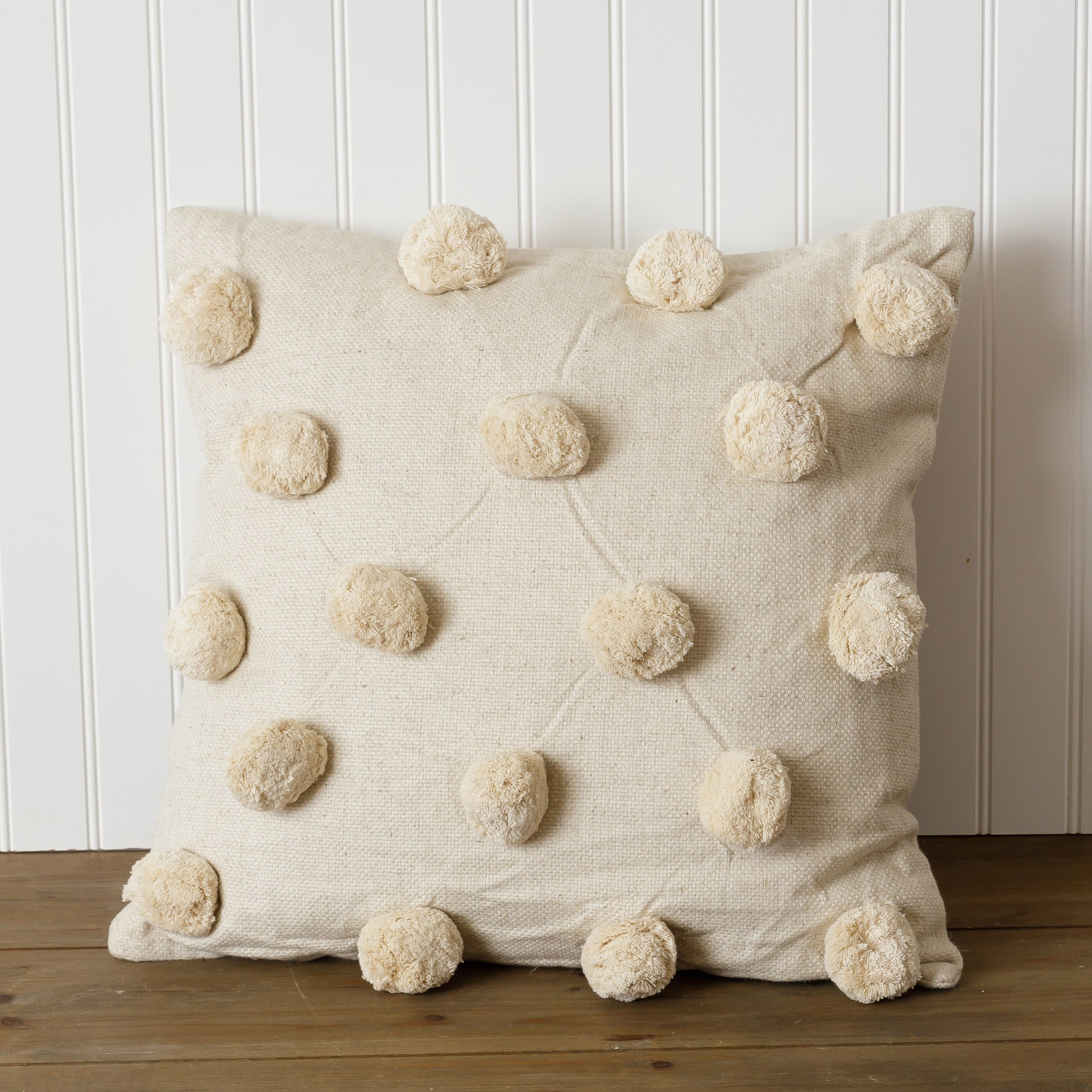 Pom Pom Square Pillow