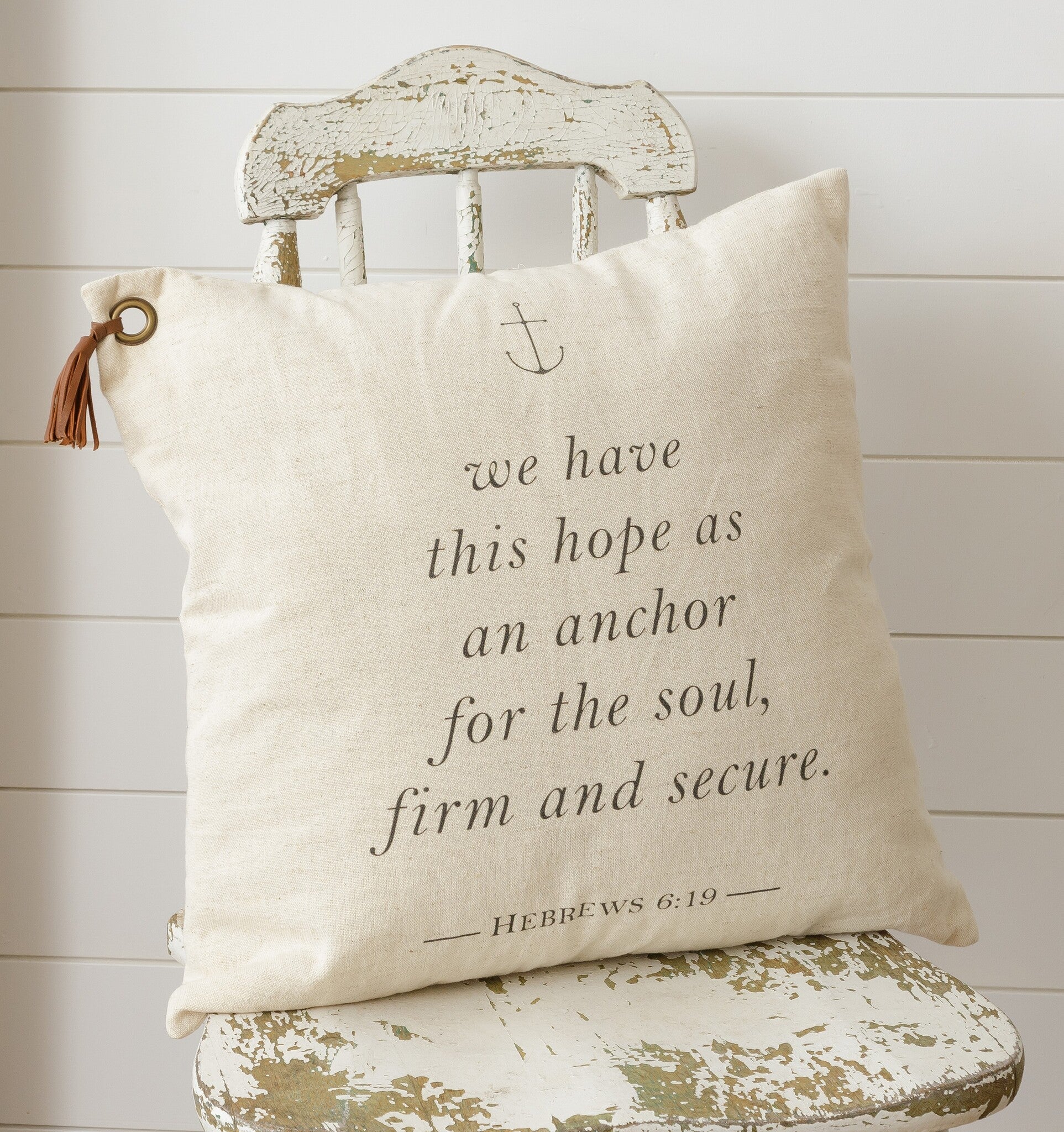 Anchor For The Soul Linen Pillow