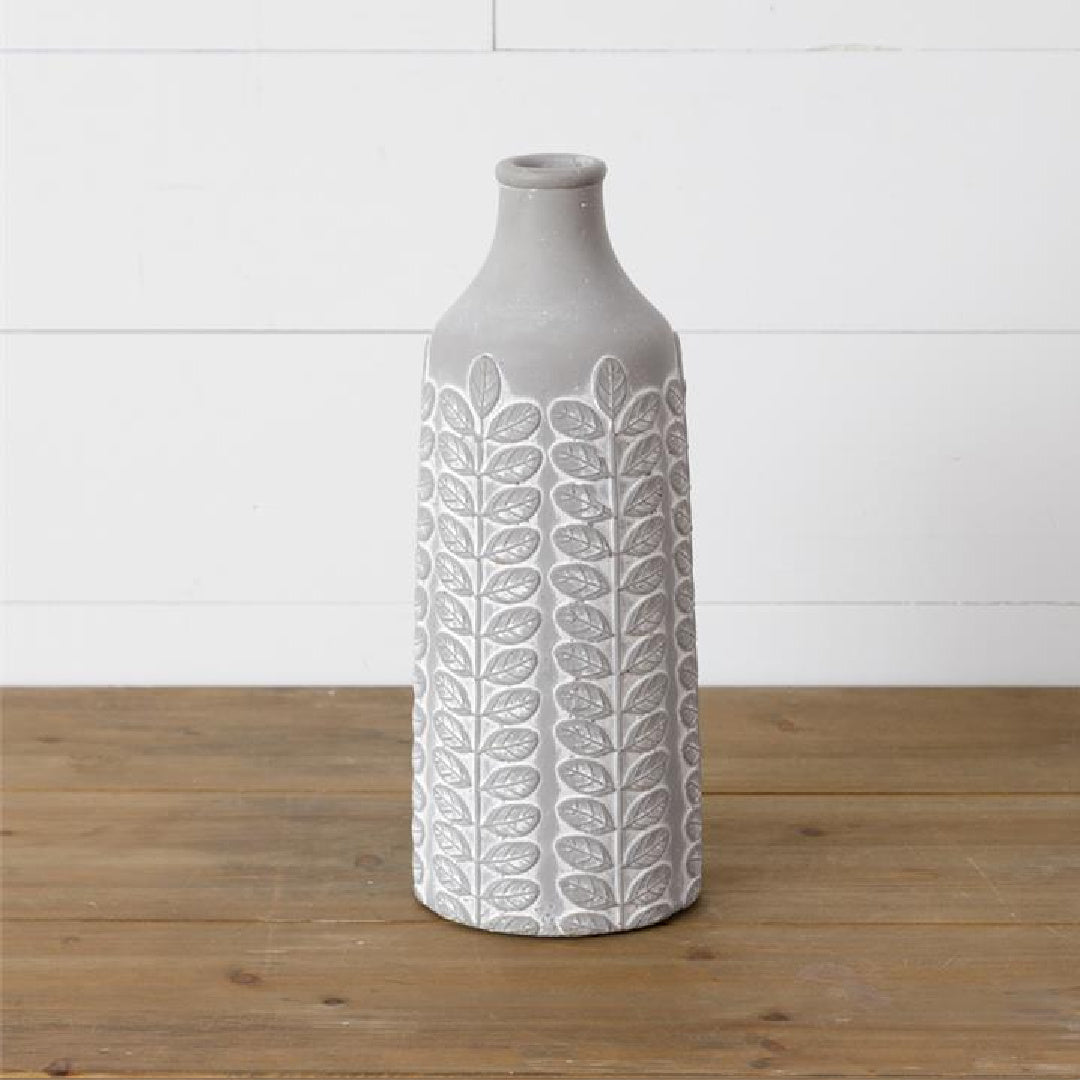 Embossed Cement Planter (L)