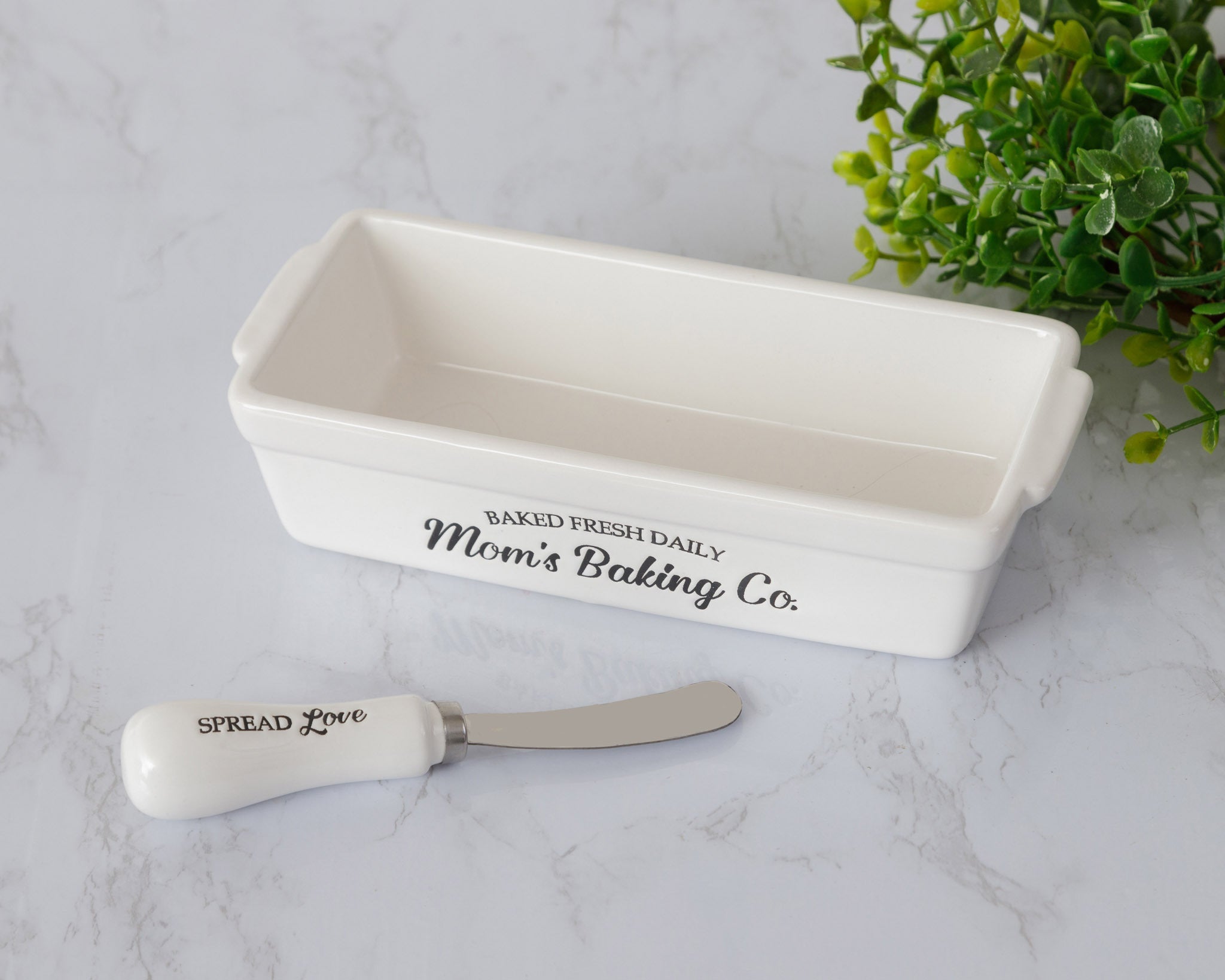 Mom's Baking Collection - Butter Dish w/ Knife