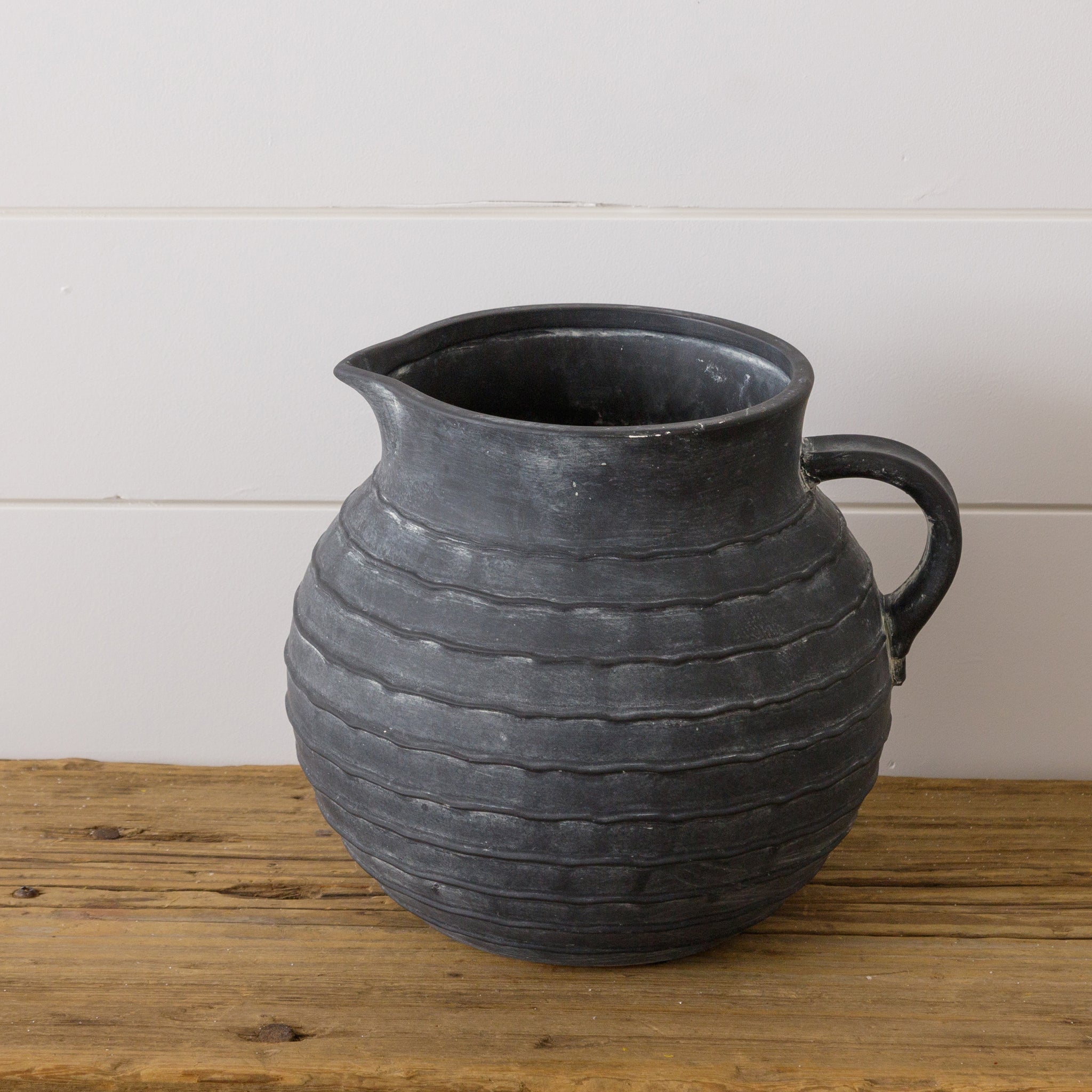 Black Terracotta Pitcher