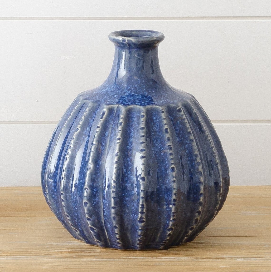 Nautical Blue Ceramic Vase (S)