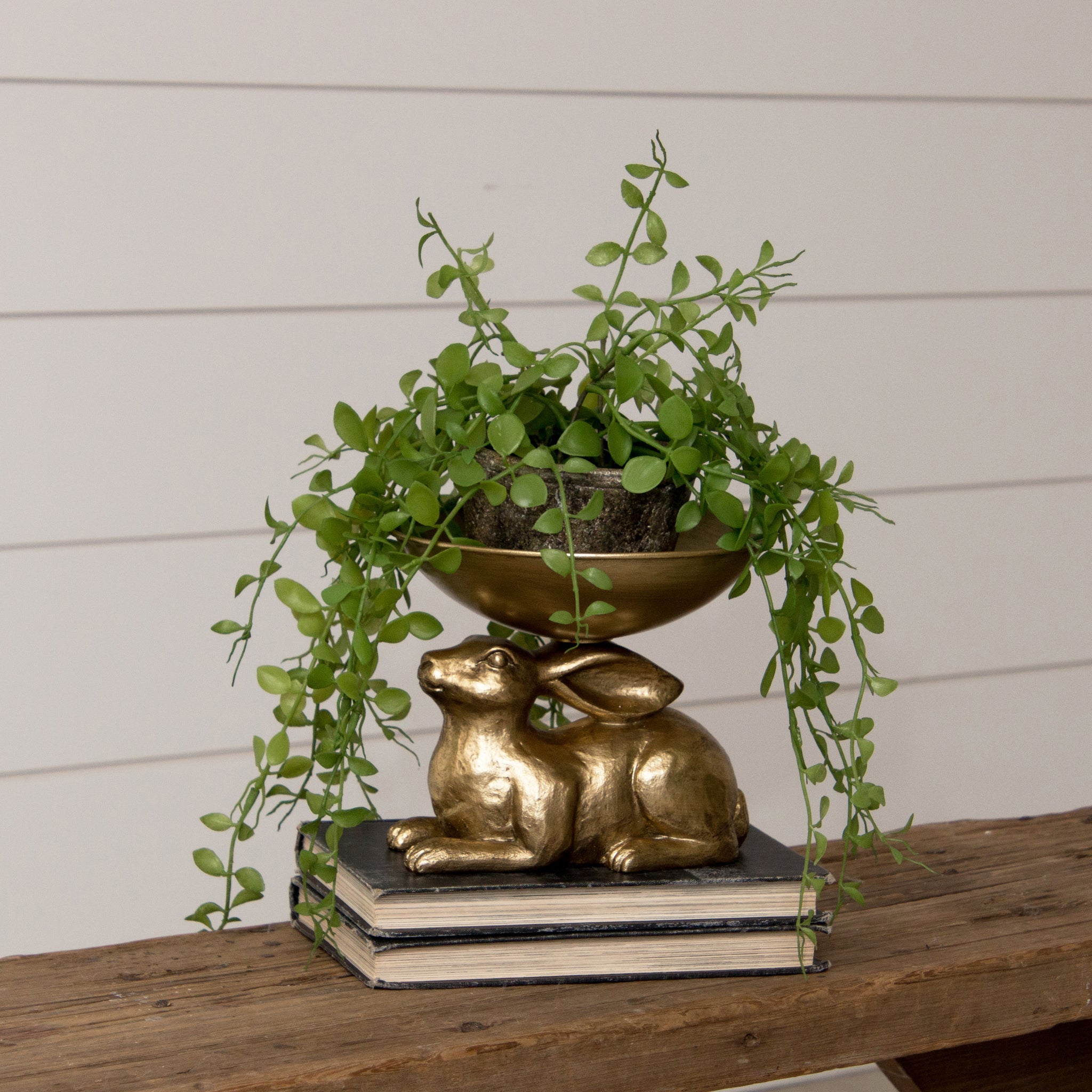 Rabbit Bowl Figurine