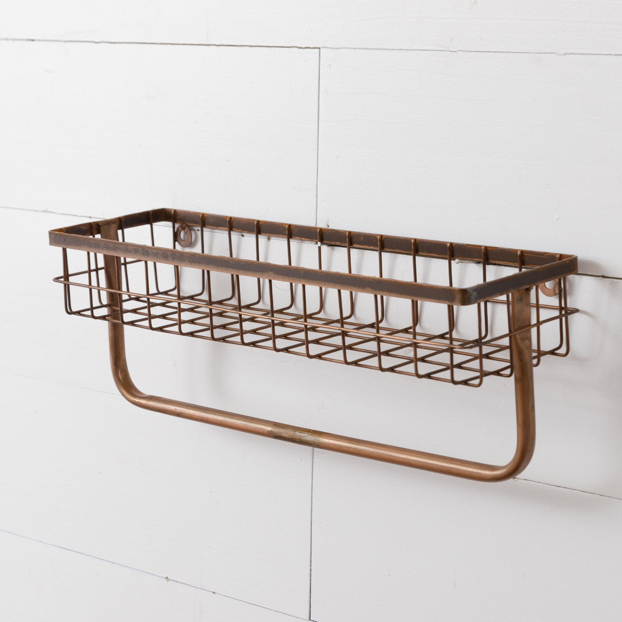 Copper Tiered Organizer w/ Towel Bar