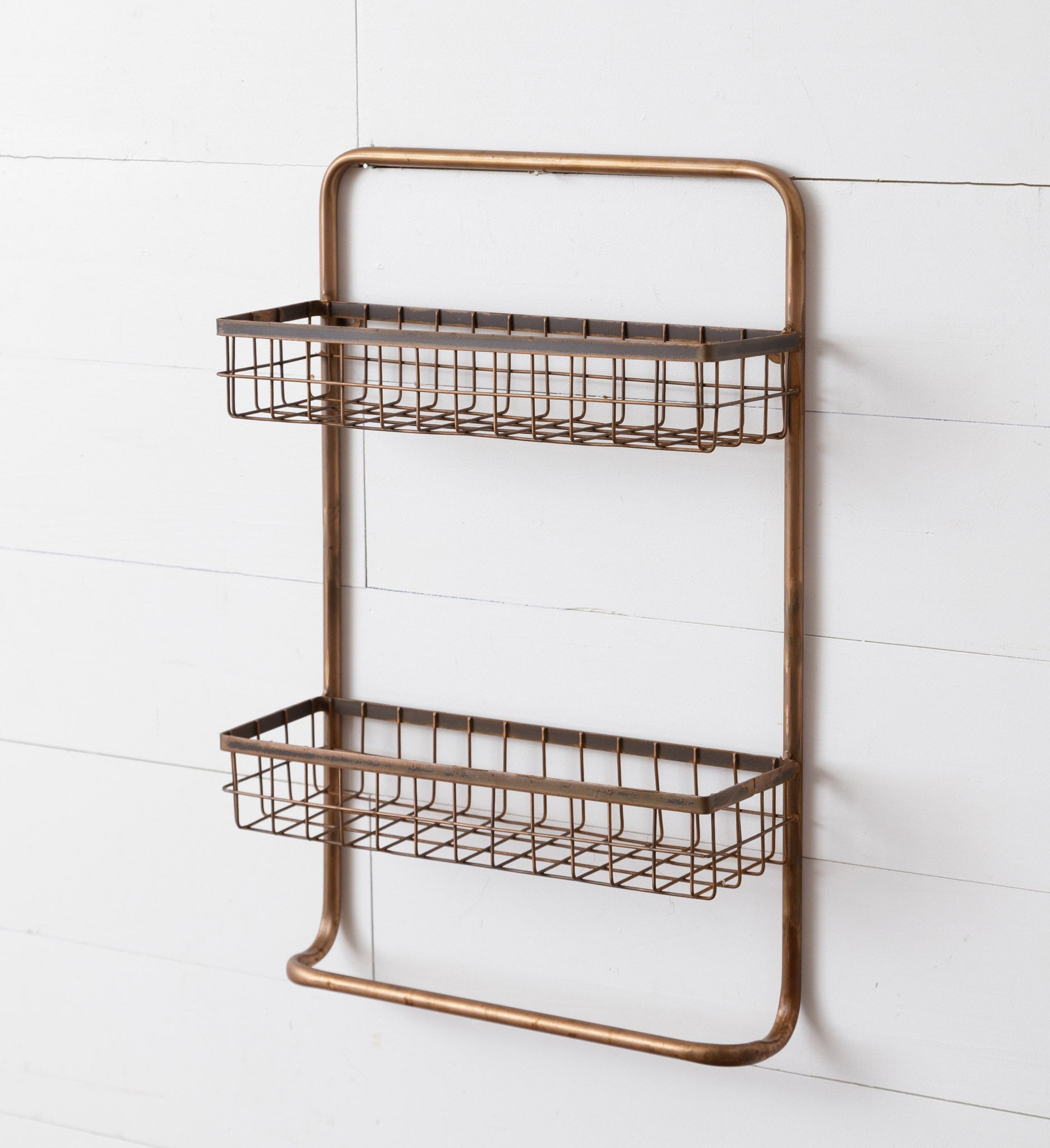 Two Tiered Organizer w/ Towel Bar