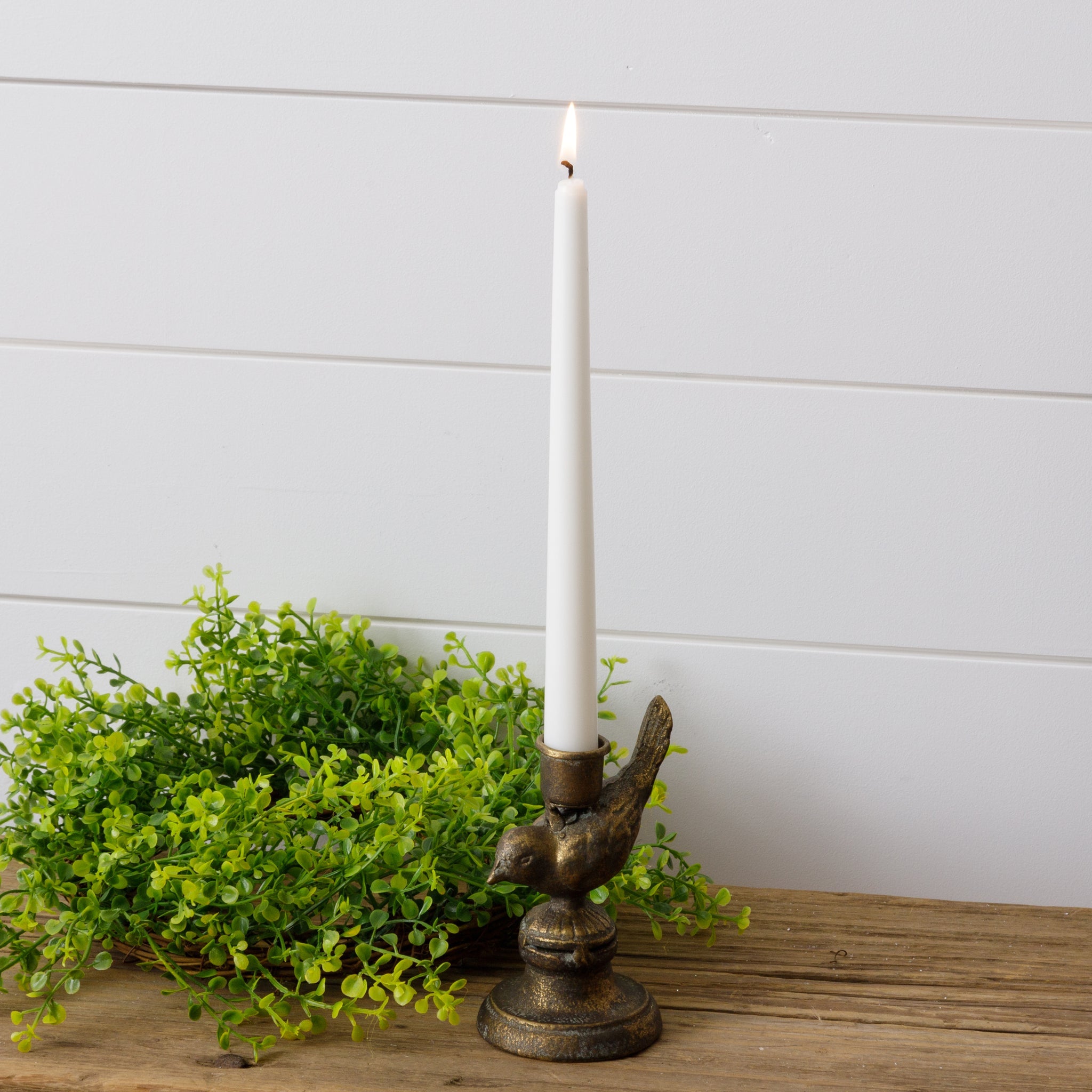 Brass Bird Taper Holder