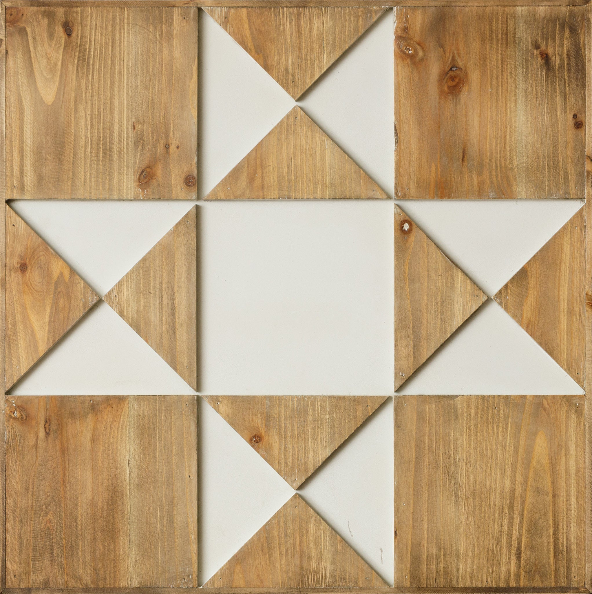 Wood Barn Quilt Wall Art