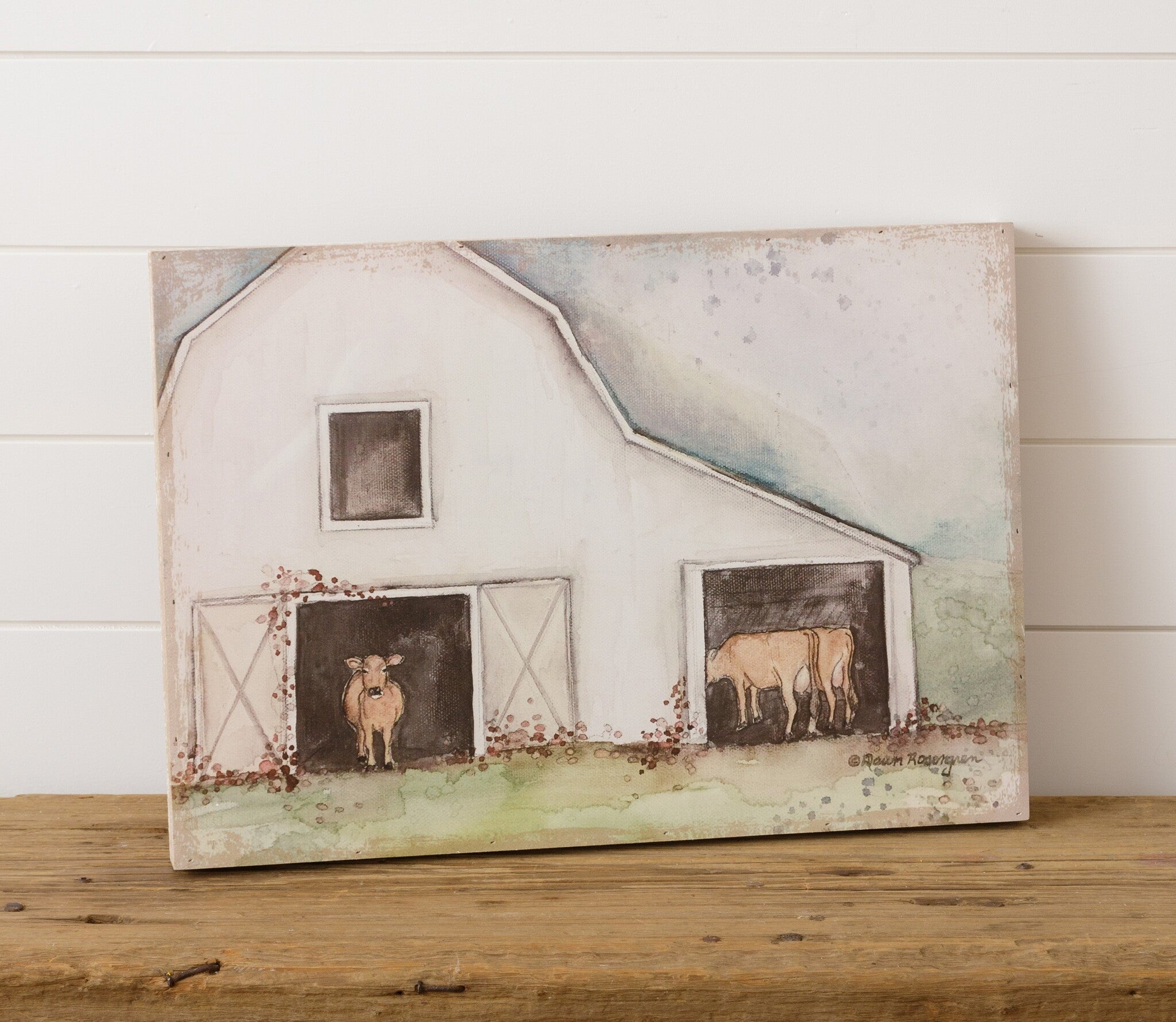 Barn Cows Wall Art