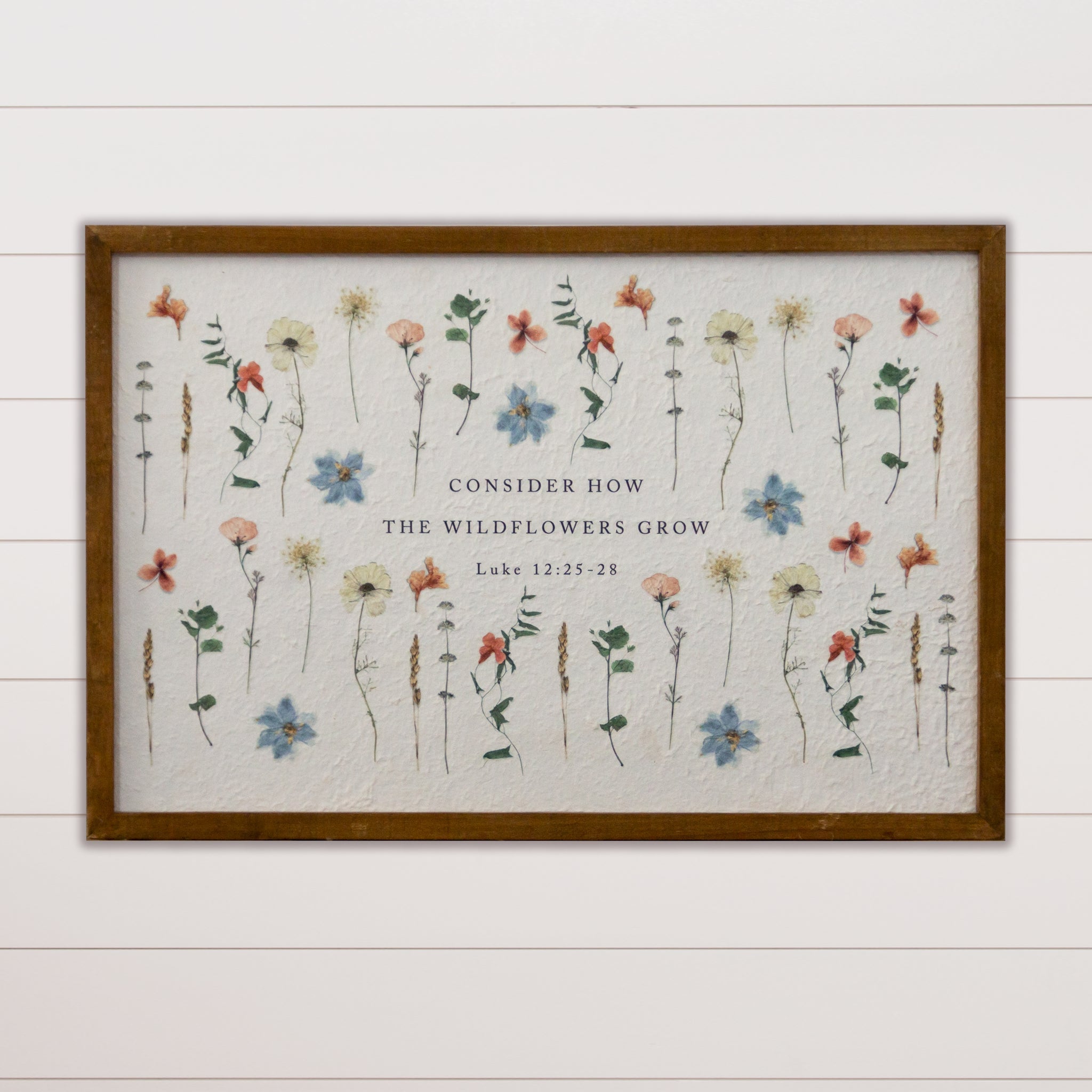 Consider How the Wildflowers Grow Wall Art