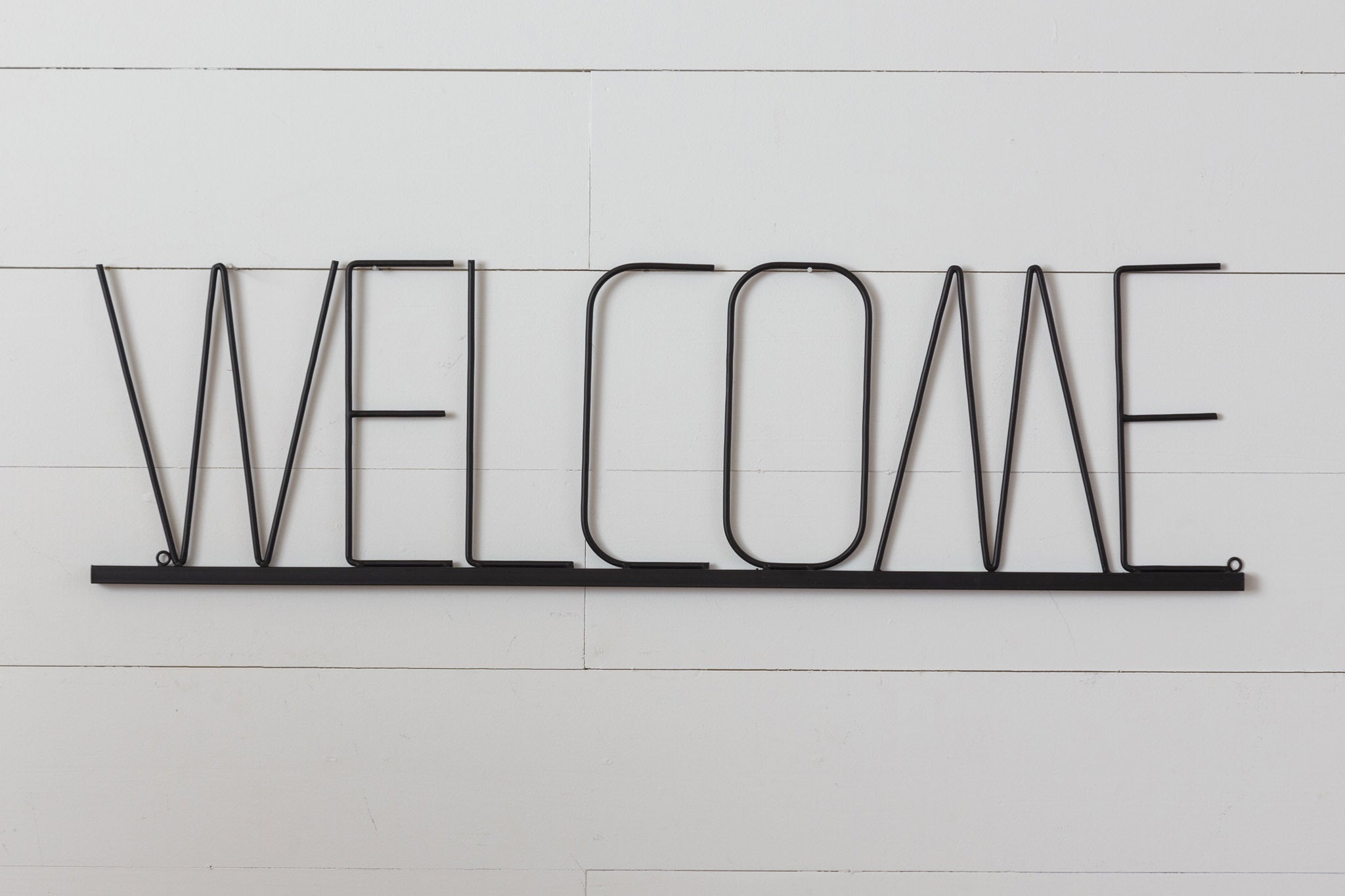 Iron "Welcome" Wall Art