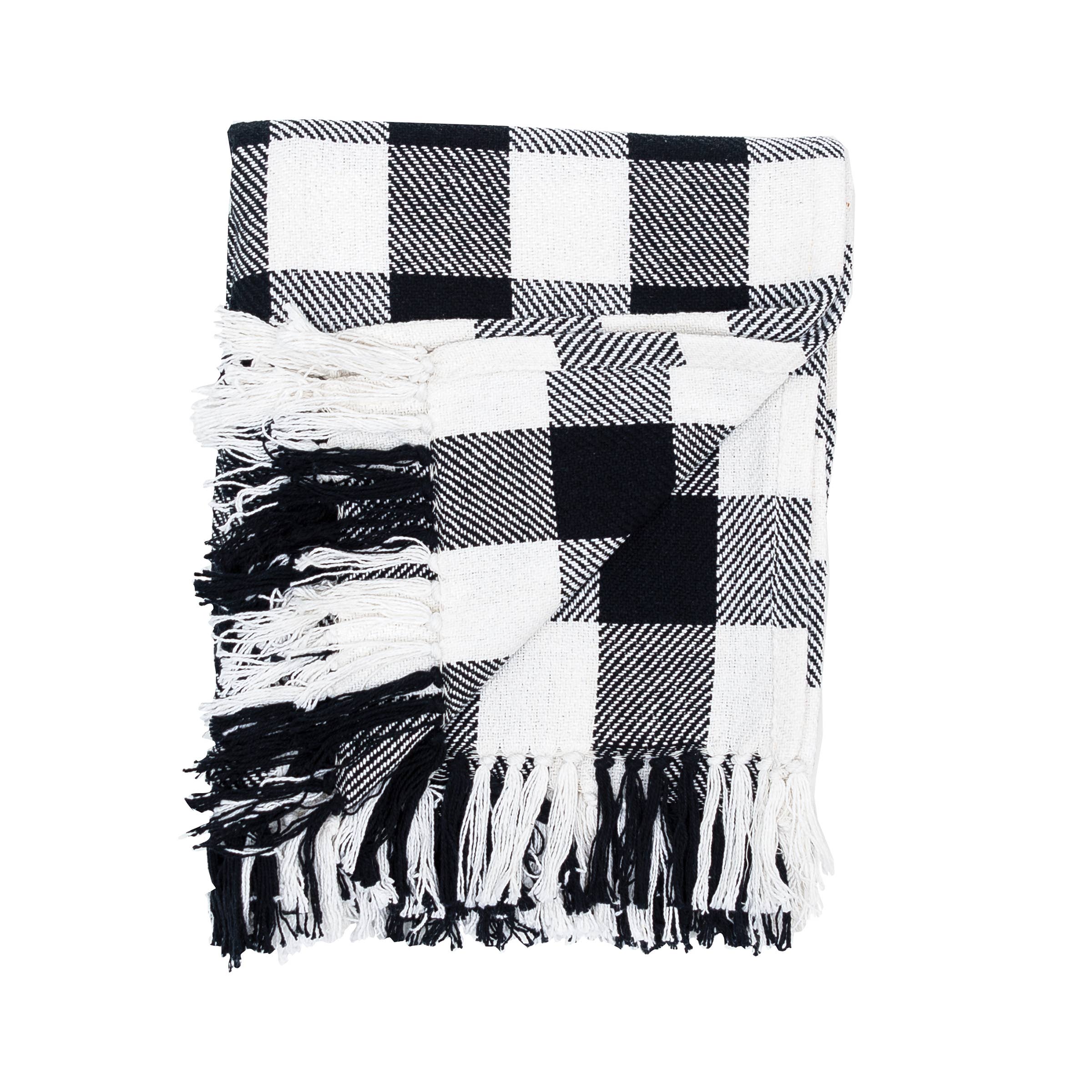 Franklin Plaid Cotton Throw (5639824277661)