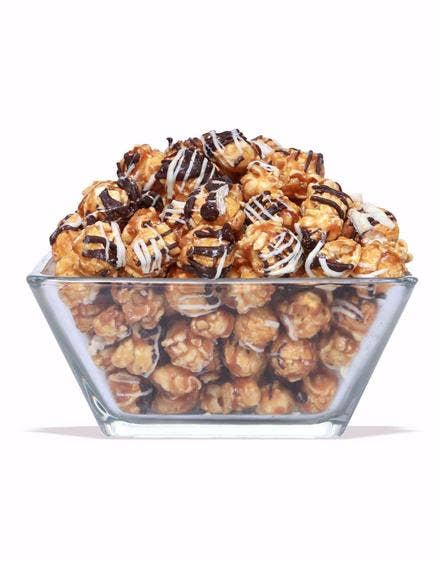 Gary Poppins Holiday Edition Popcorn - Dark & White Chocolate