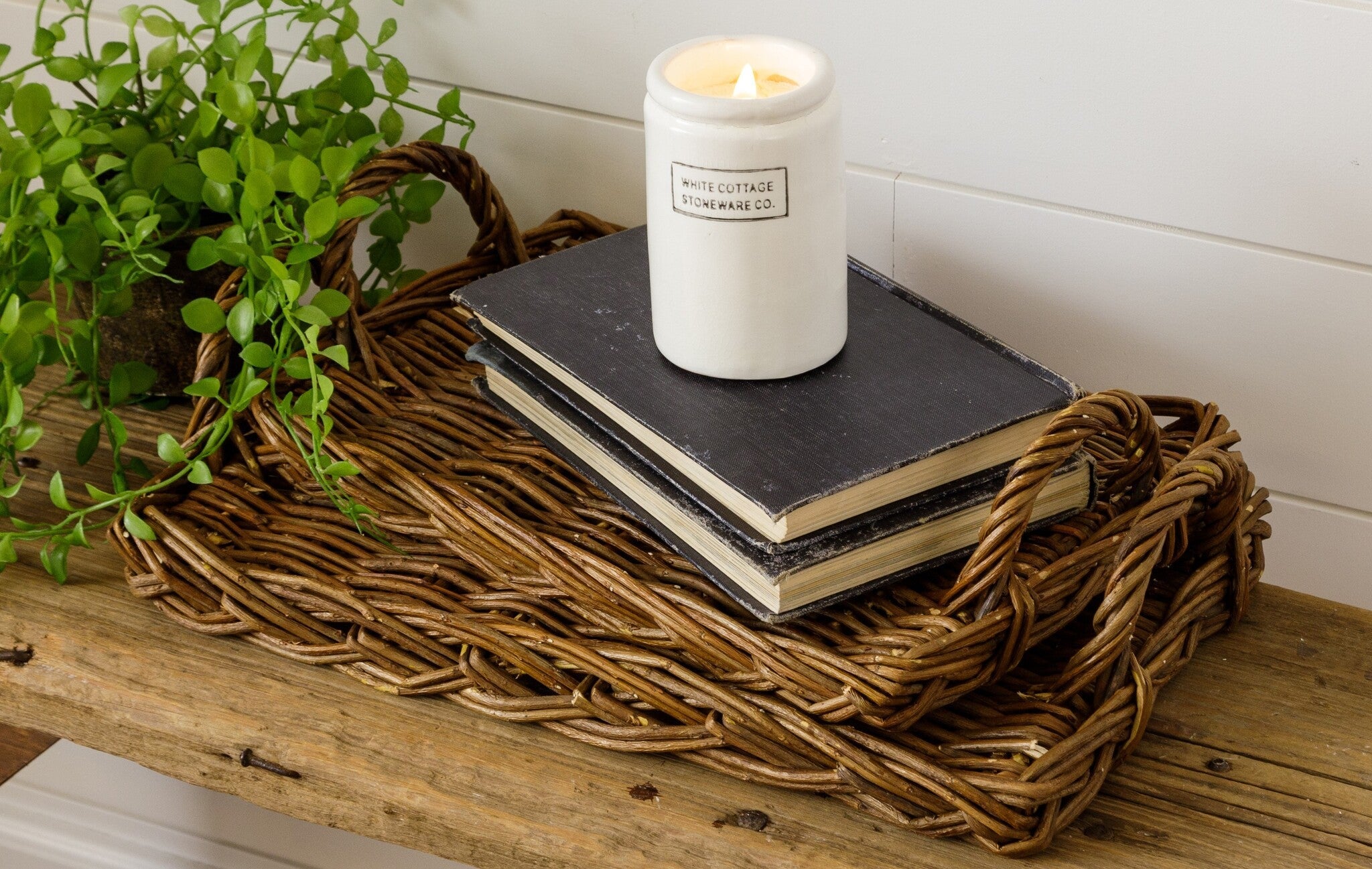 Wicker Basket Trays (S/2)