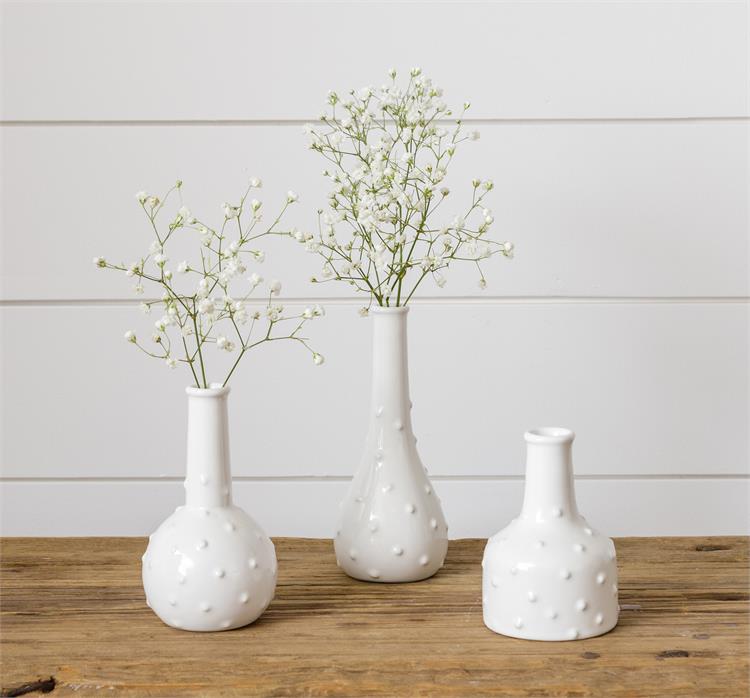 Sweet Dots Bud Vases (S/3)