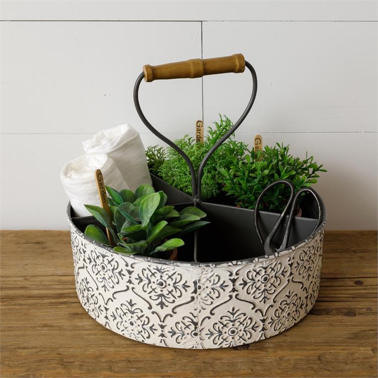 Embossed Divided Metal Tray