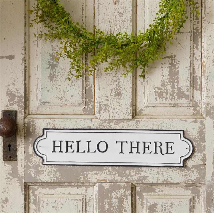 "Hello There" Wall Sign