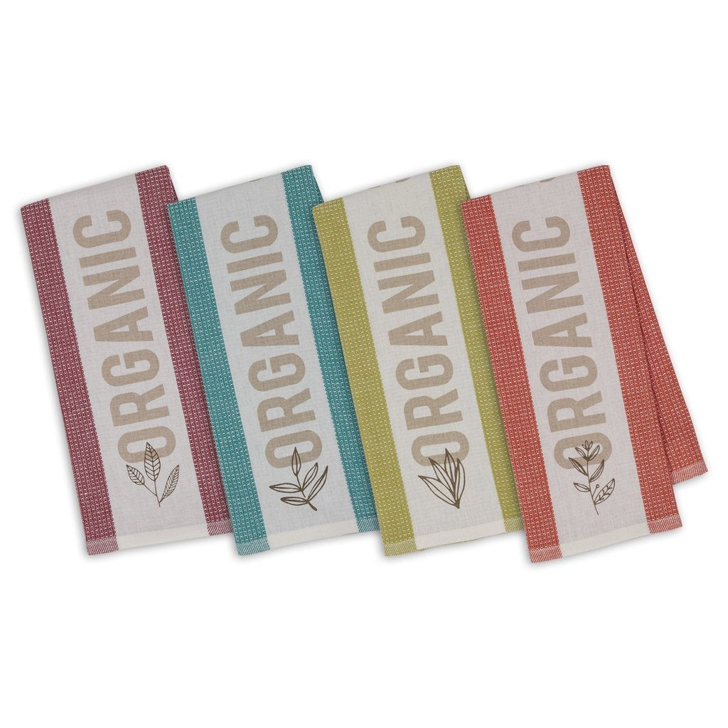 "Organic" Waffle Print Dishtowels (5609848275101)
