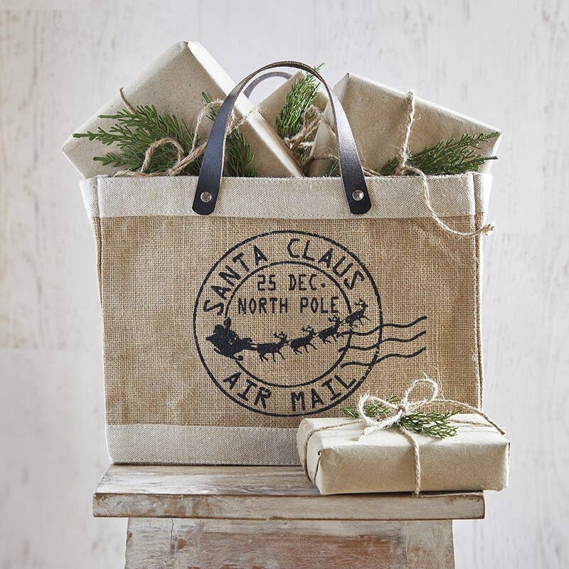 Santa Claus Air Mail Market Tote
