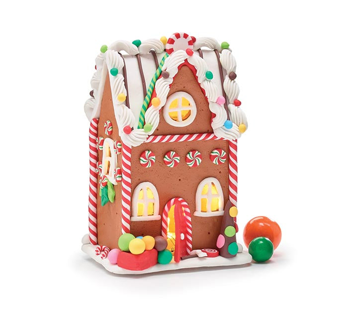 Lighted Gingerbread House