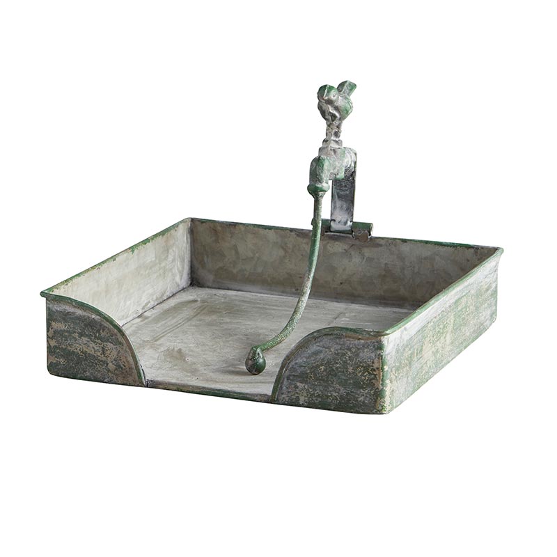 Napkin Holder w/ Spigot and Bird