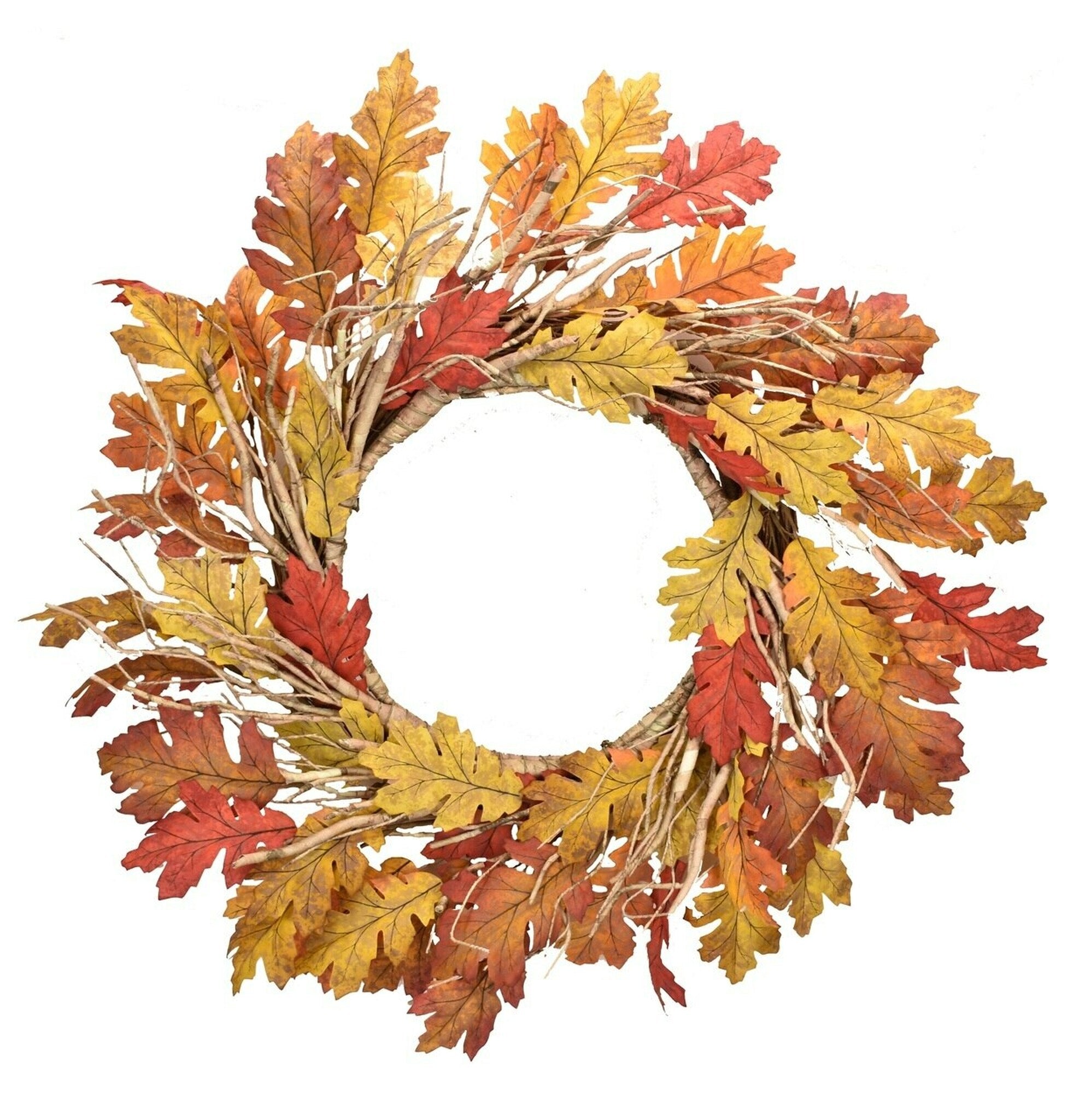 24" Antique Oak Wreath