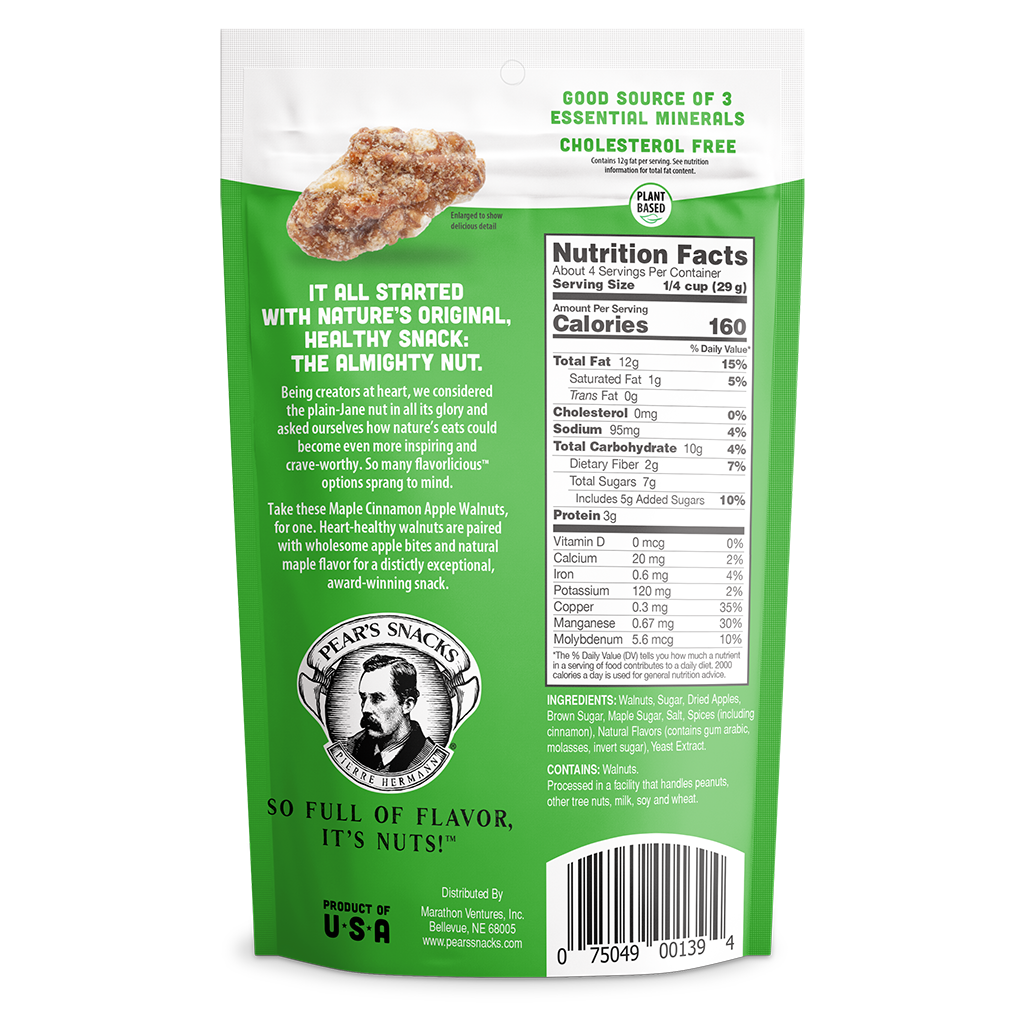 Maple Cinnamon Apple Walnuts