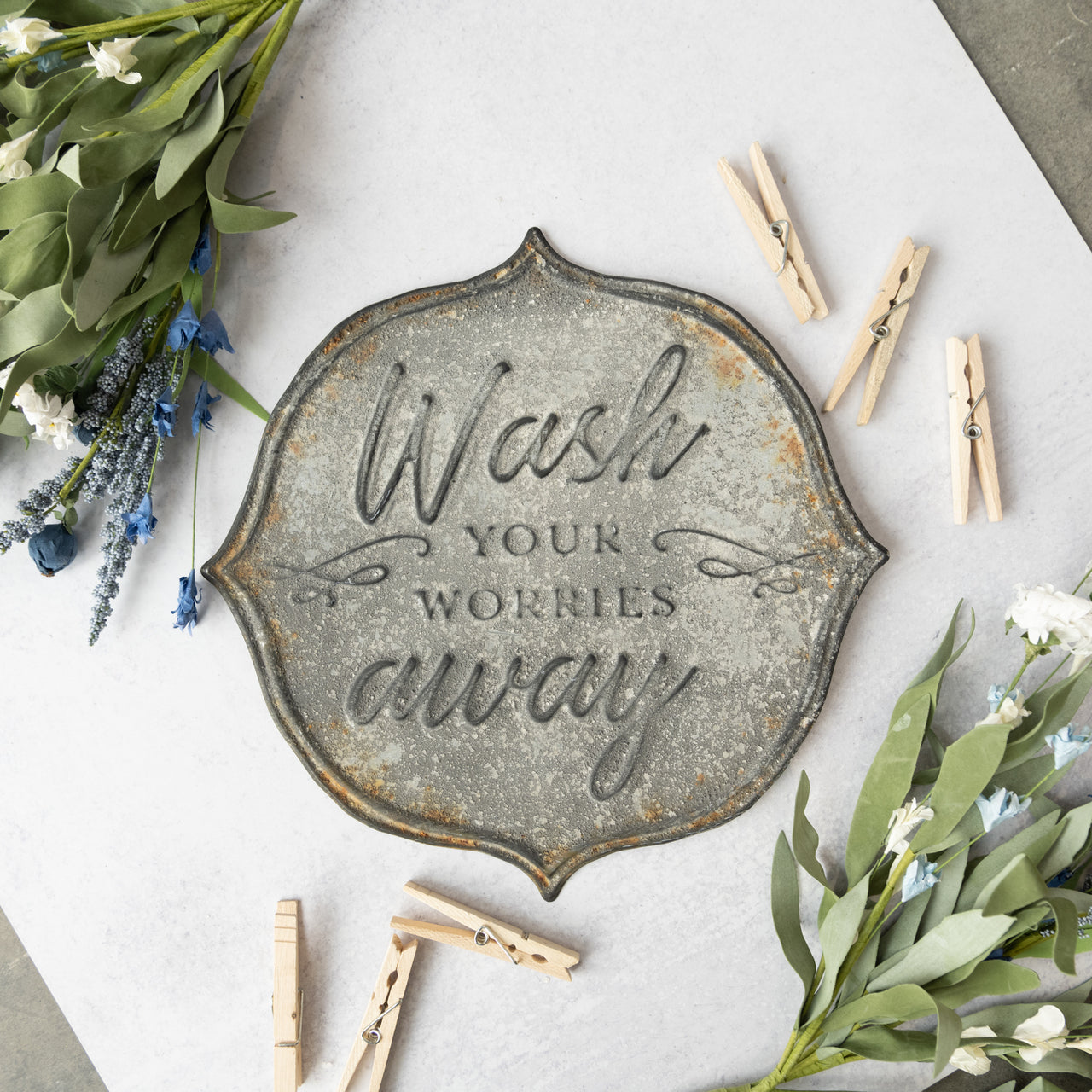 Wash Your Worries Away Wall Art