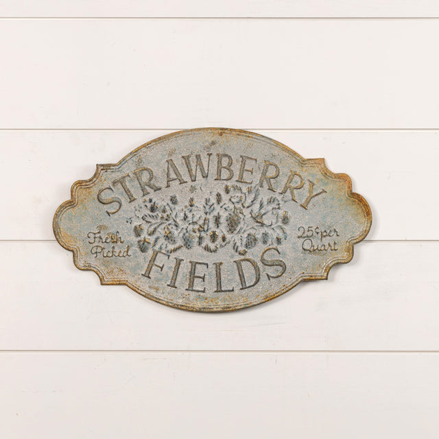 Rustic Strawberry Fields Wall Art