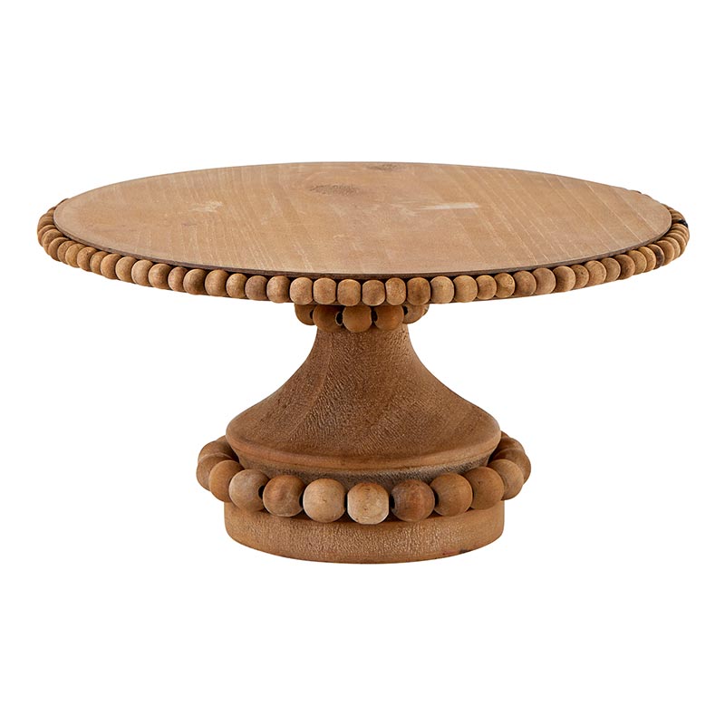 Medium Beaded Cake Stand (Round)
