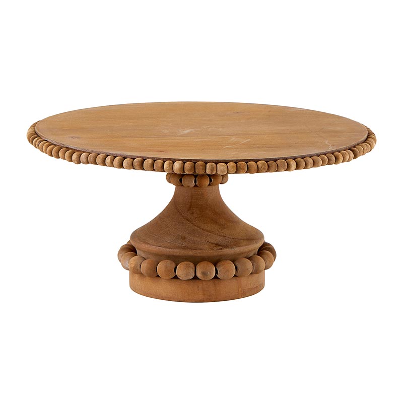 Large Beaded Cake Stand (Round)