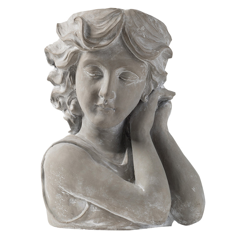 Elegant Lady Bust Planter (5610093576349)